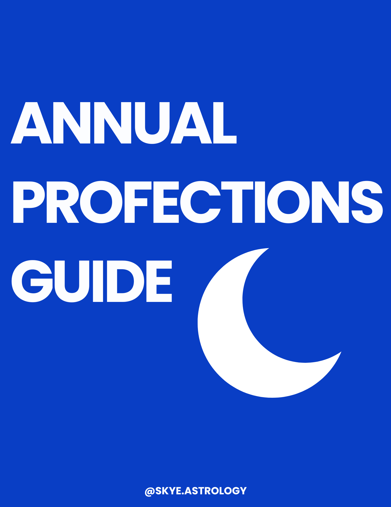 Free Annual Profections Guide for Astrology Beginners