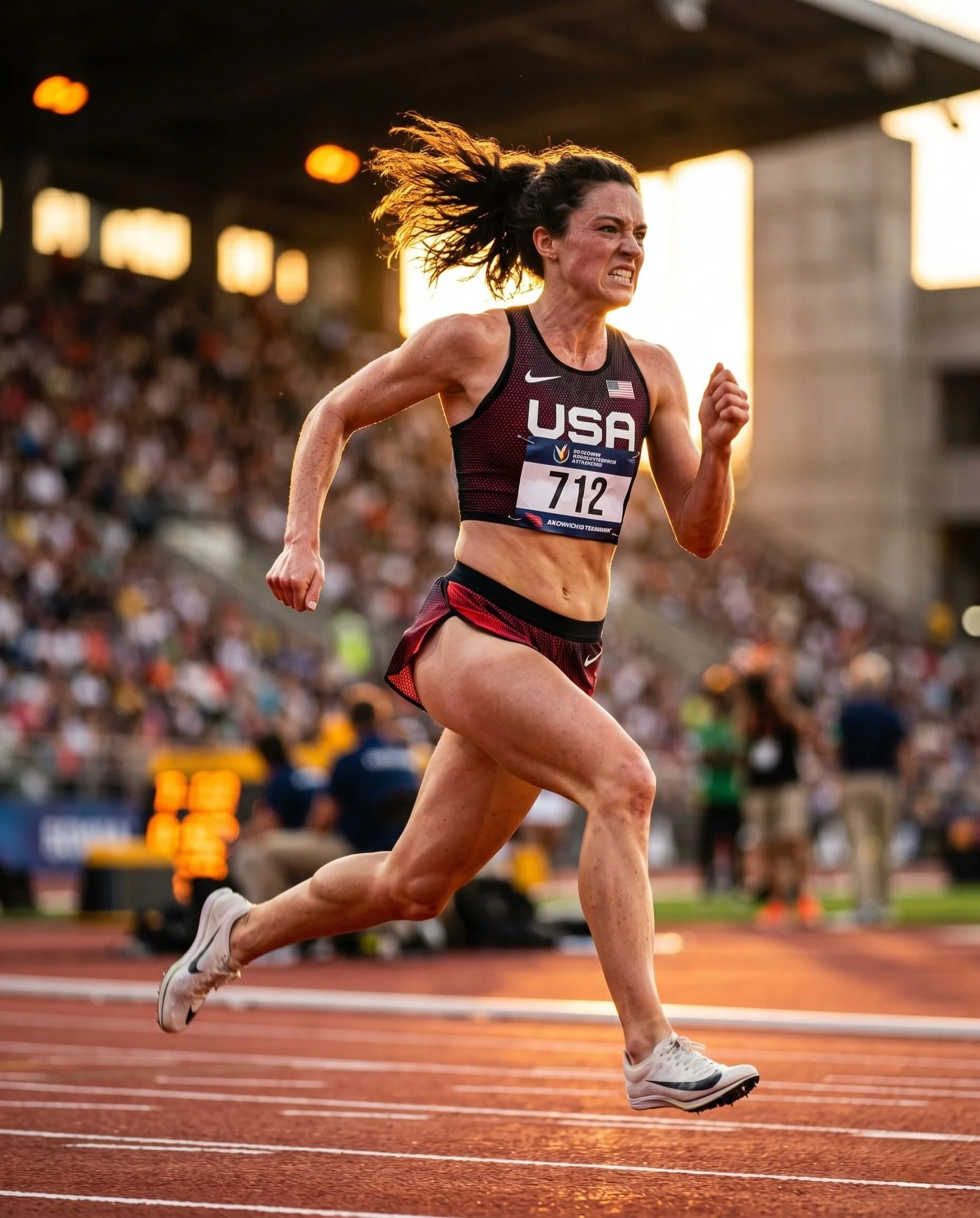 This is what unstoppable looks like 💨

#trackandfield #aiathlete #sprint #femaleathlete #running