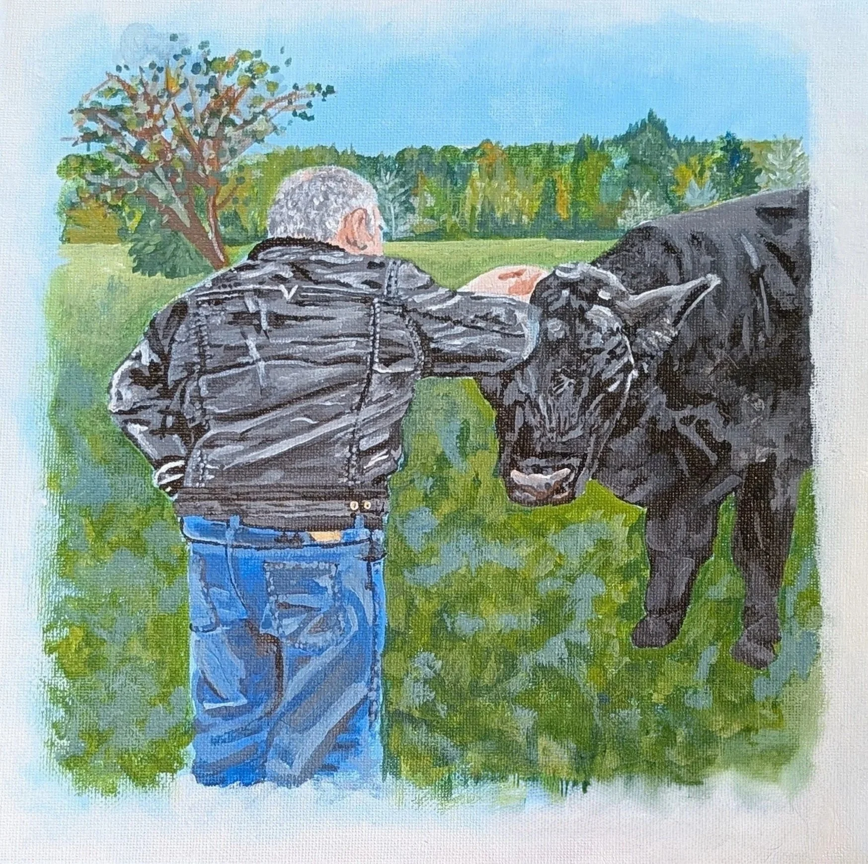 Friendly Cow
Acrylic on Canvas
8 in x 10 in