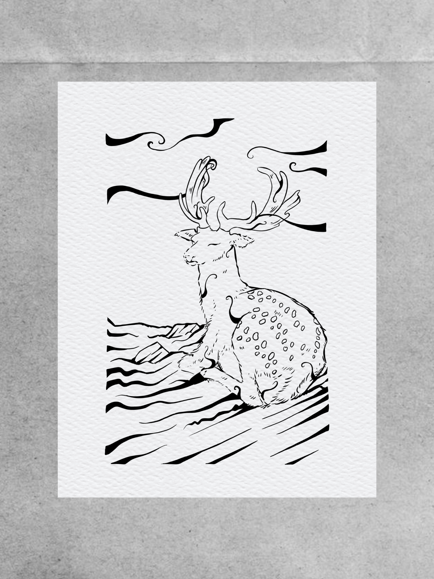 Lie down with me my deer