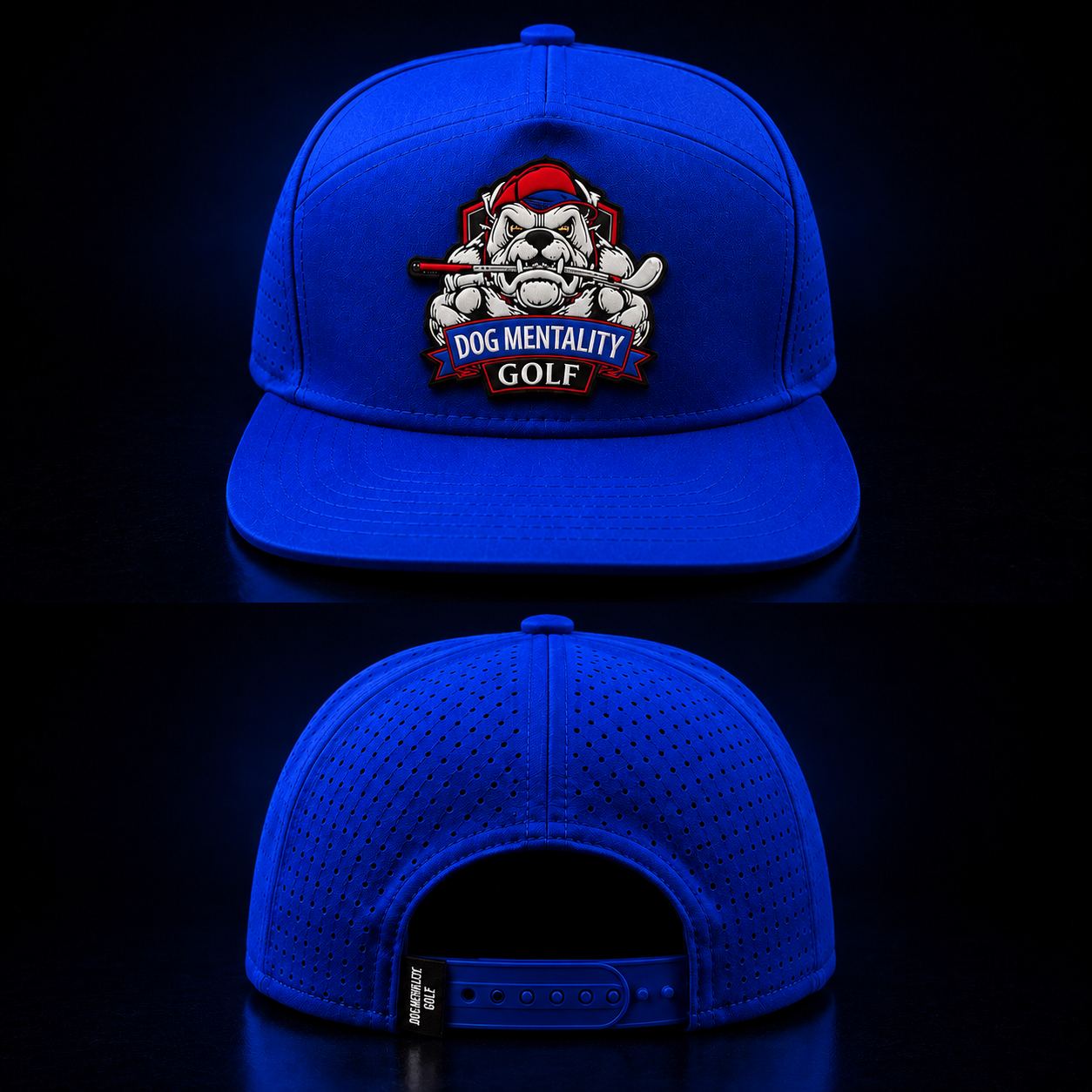 TOP DOGG GOLF HAT (ROYAL BLUE)
