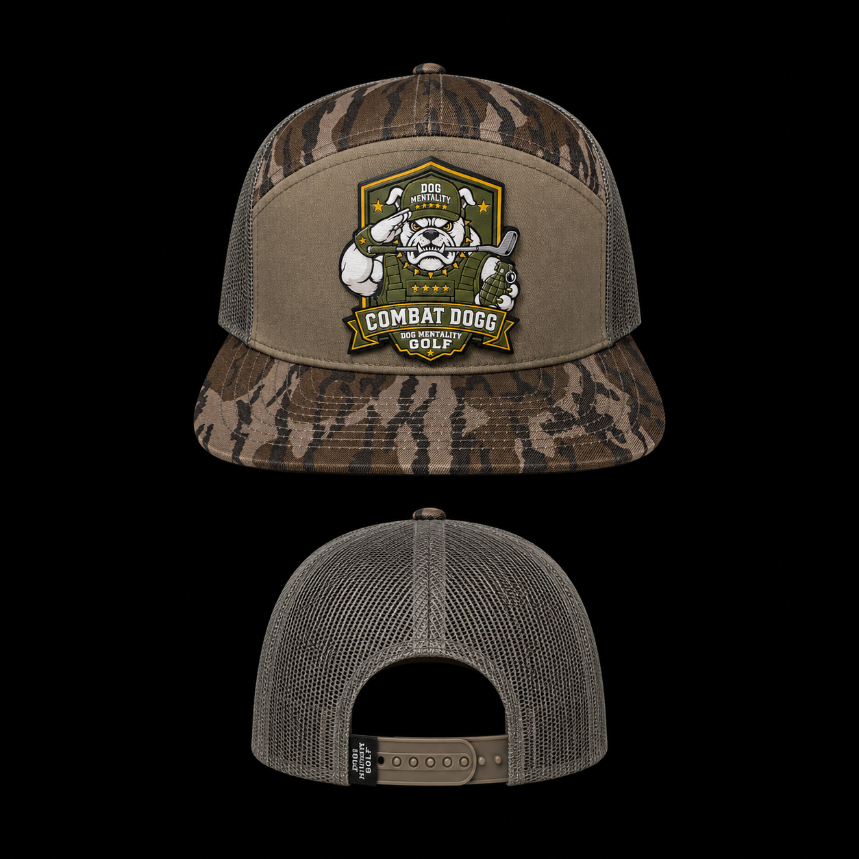 CAMO COMBAT DOGG (BIG PATCH)