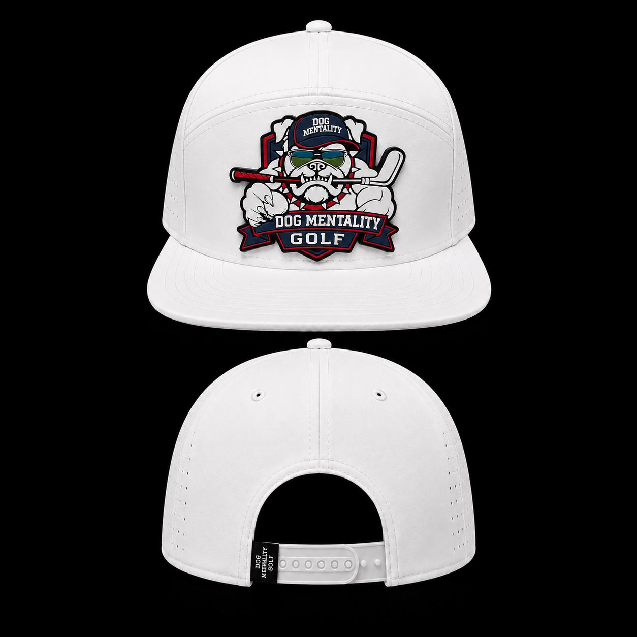 WHITE IRON DOGG (BIG PATCH)