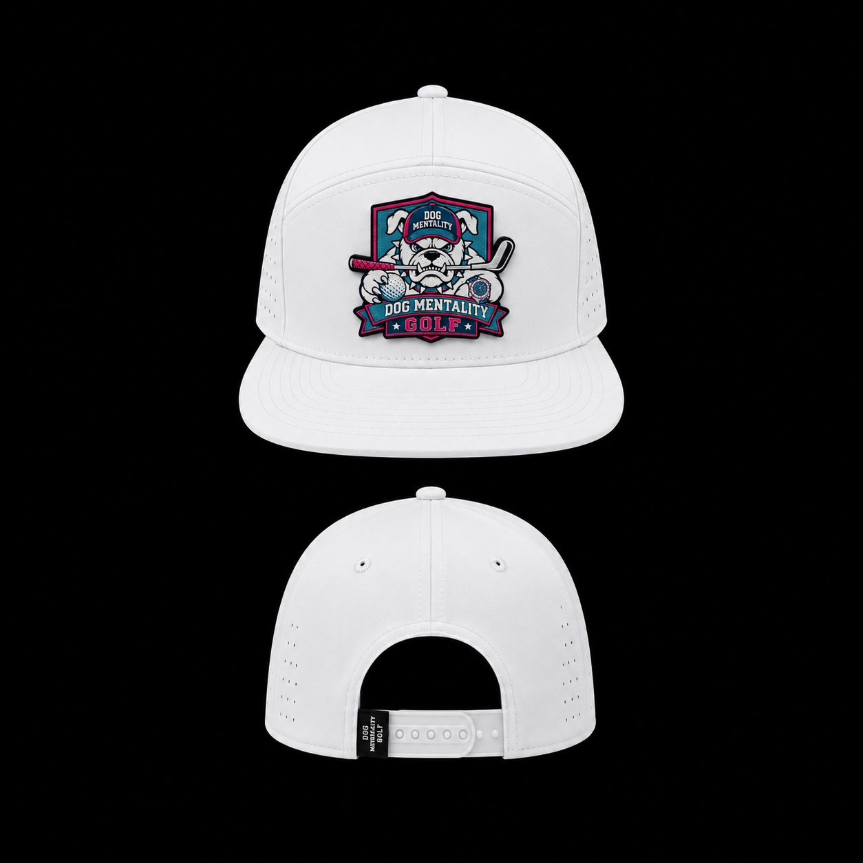 WHITE CHRONO DOGG (BIG PATCH)