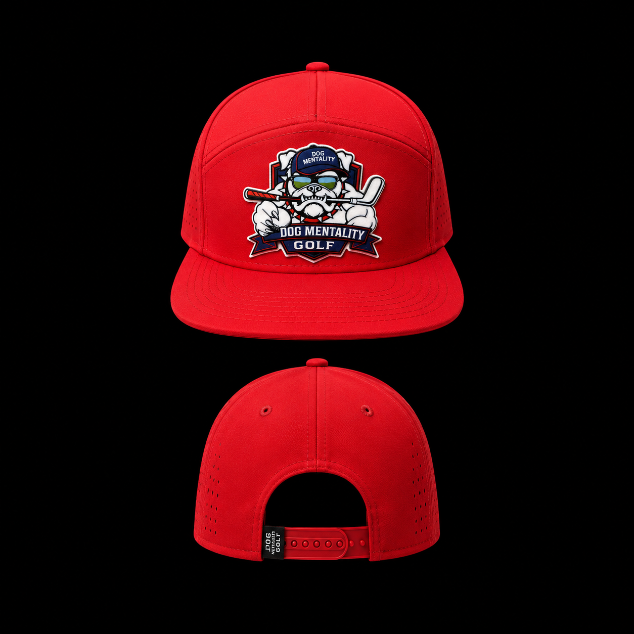 RED IRON DOGG (SMALL PATCH)