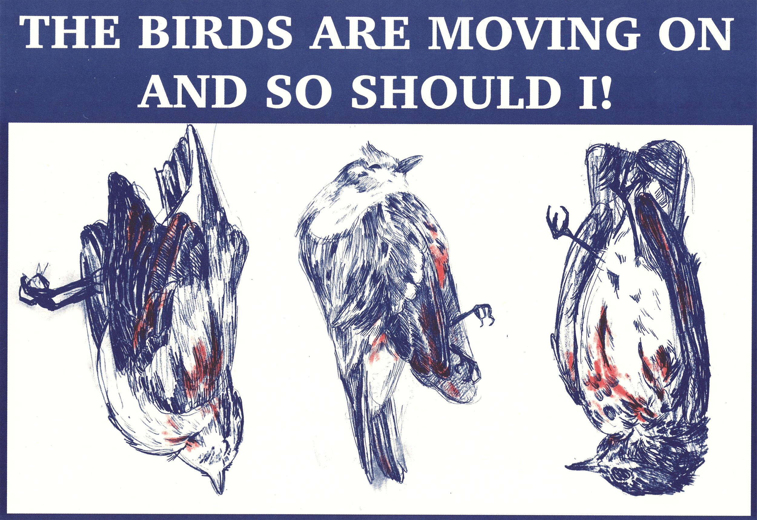 The Birds Are Moving On! Offset Print, 2025