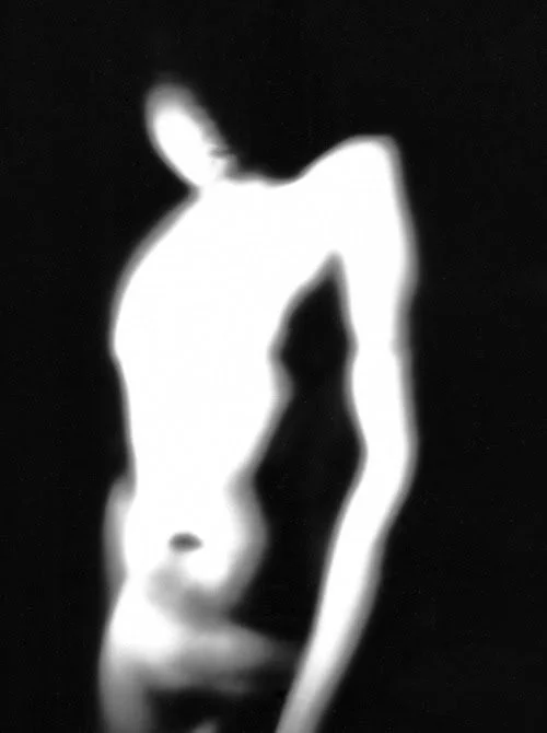 Pinhole self-portrait, 2008