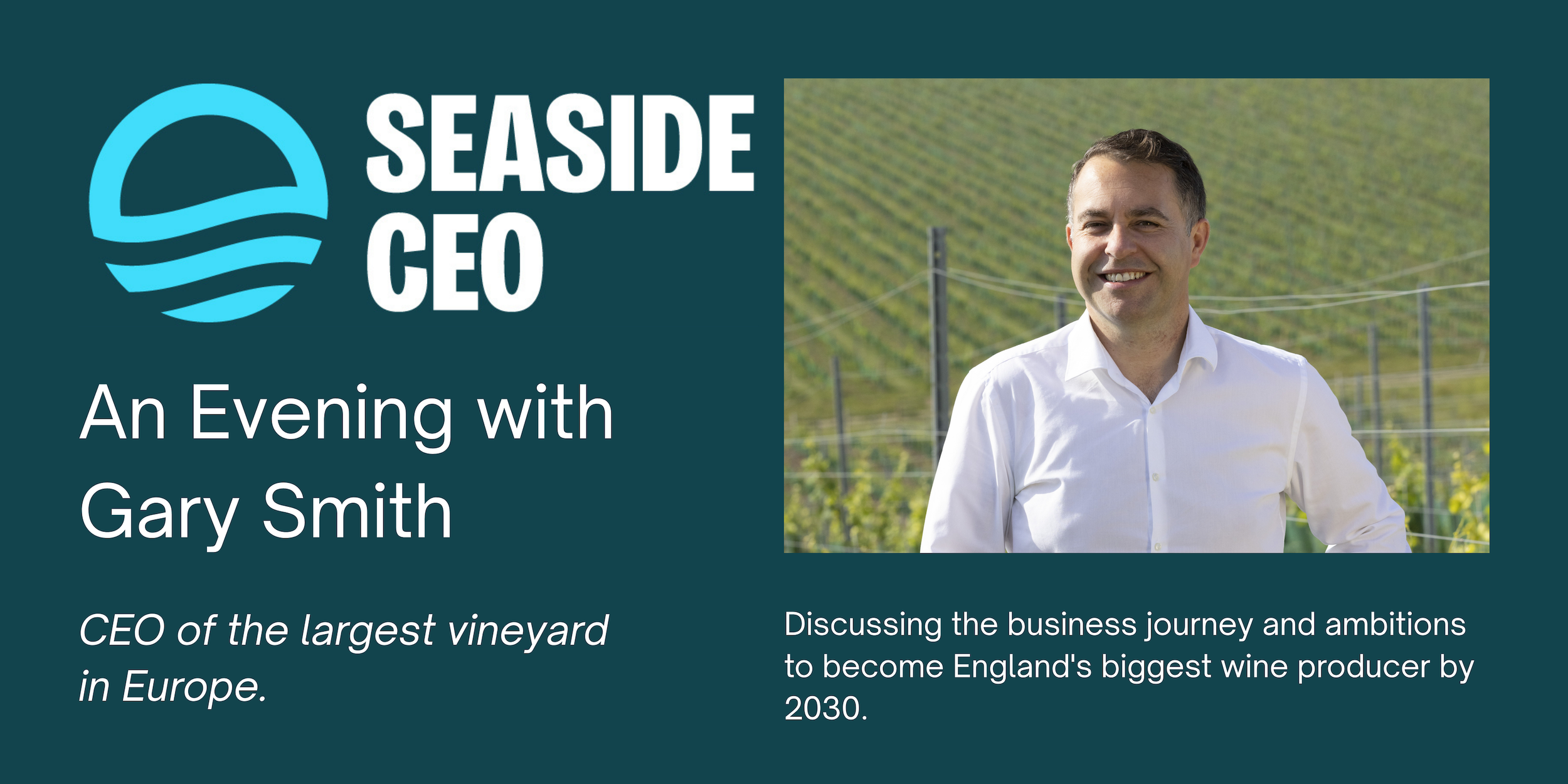 An Evening with Gary Smith, CEO of the largest vineyard in England 