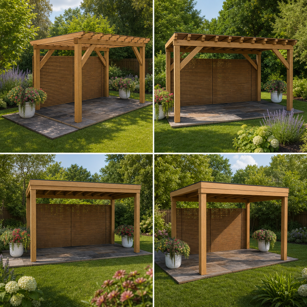 Traditional Joinery Oak Pergola