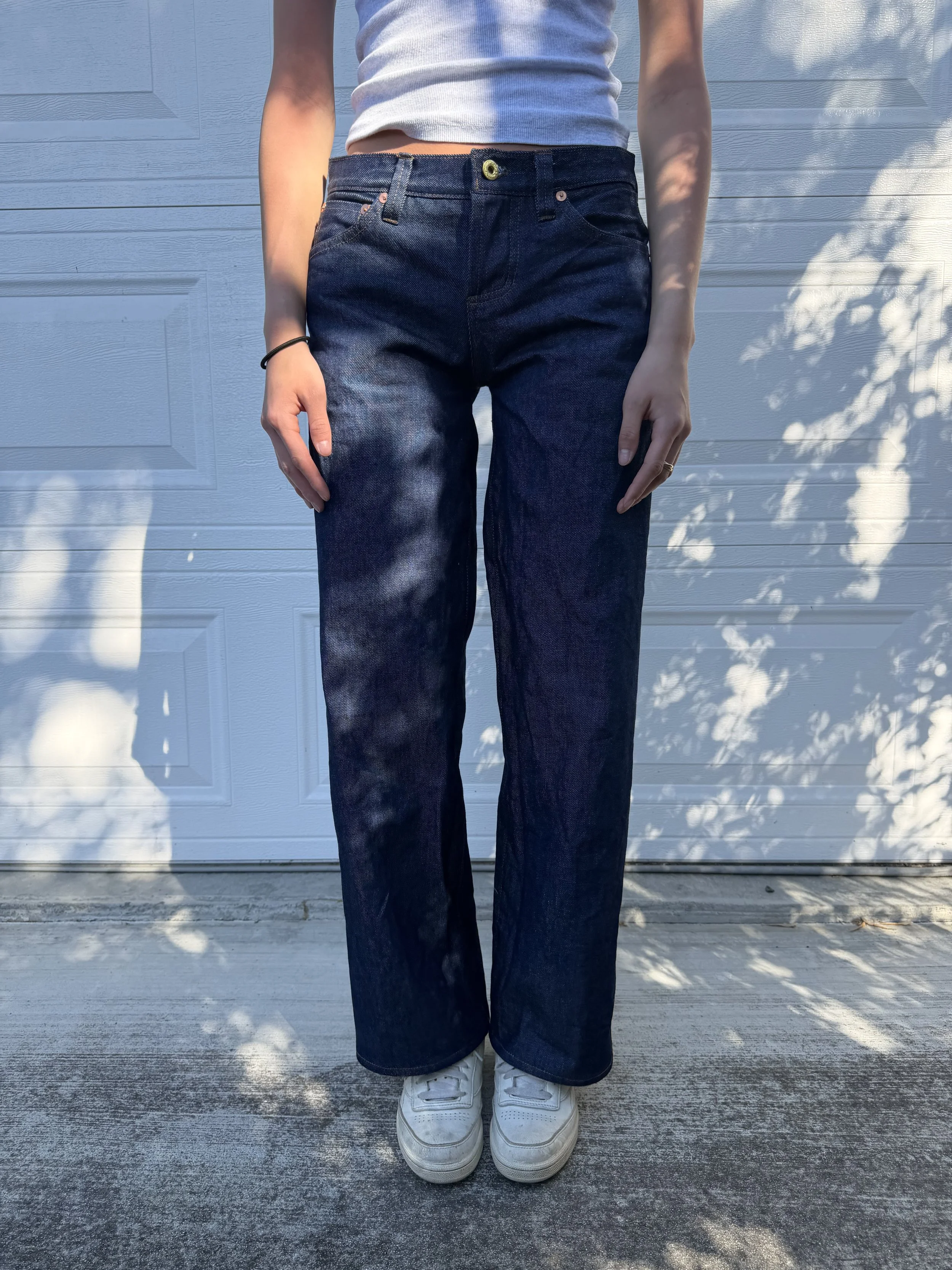 12.25oz indigo selvedge denim jeans