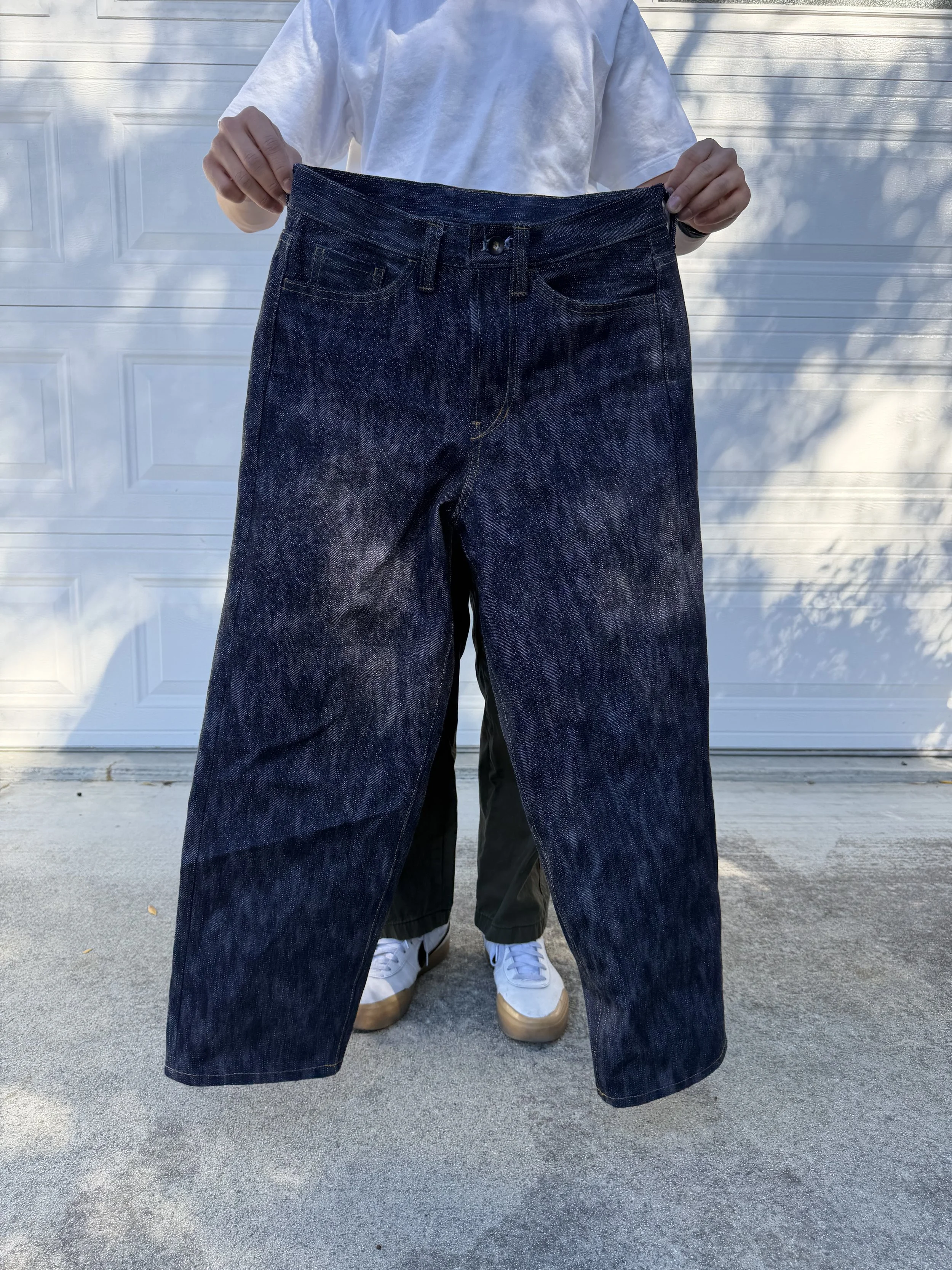 15.8oz indigo slub selvedge denim jeans