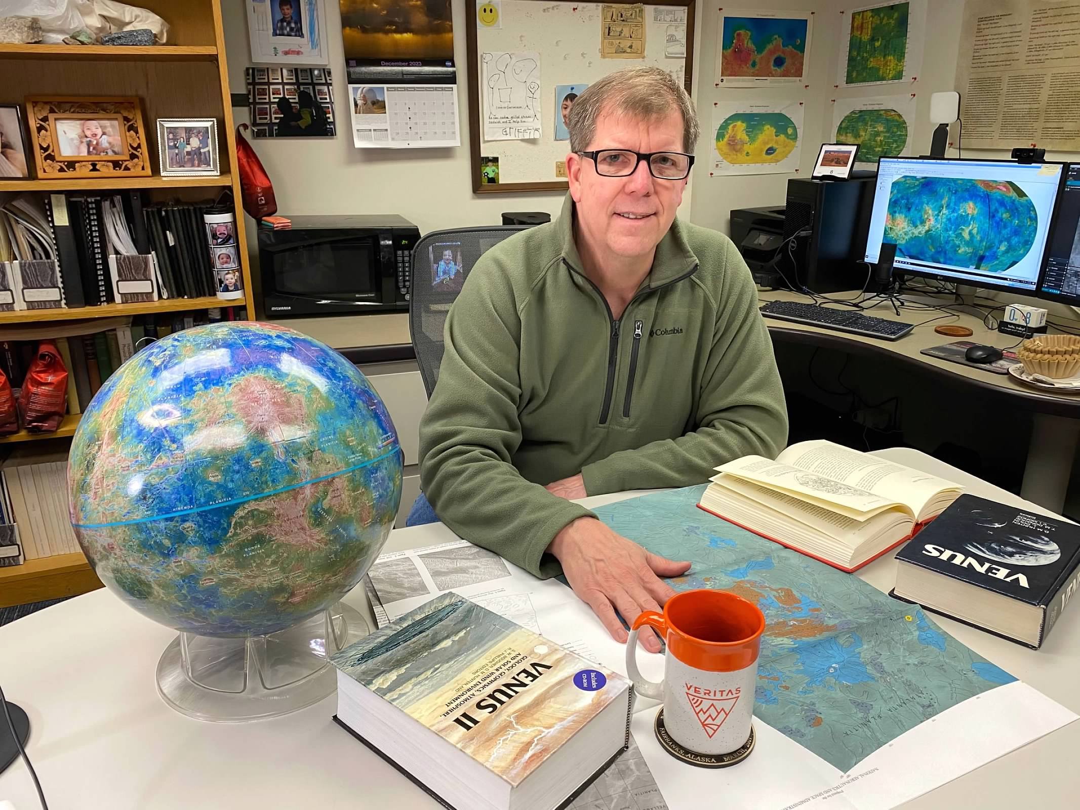 Rob Herrick in his office