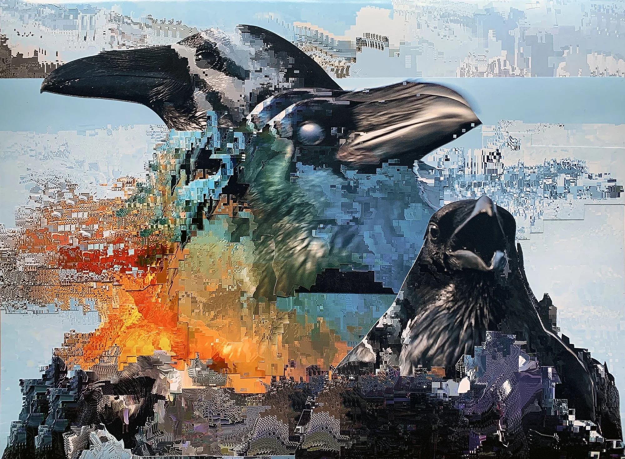 Blackbird Collage