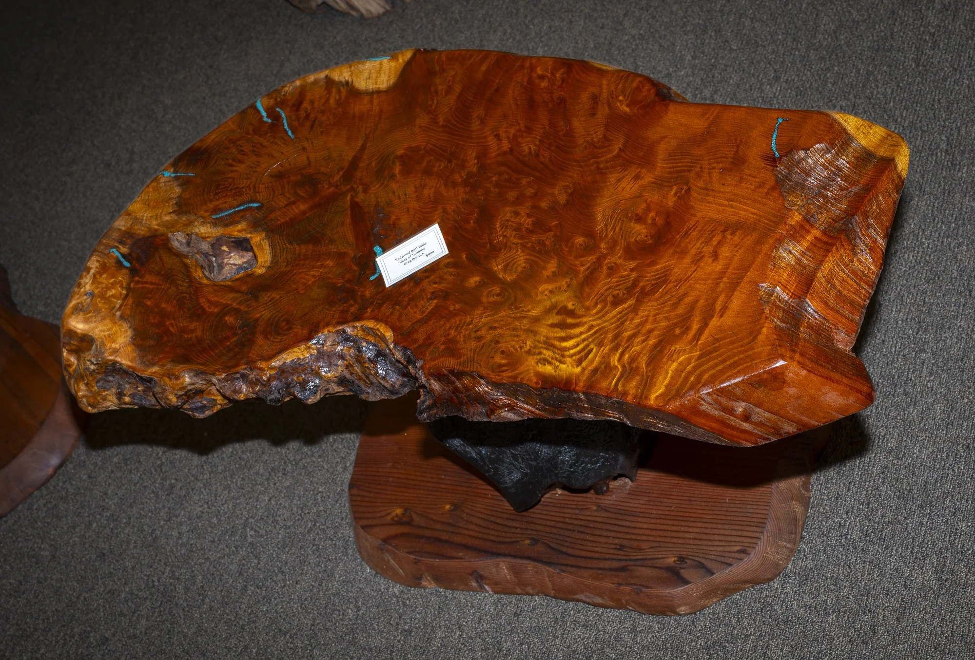 Redwood Burl Table