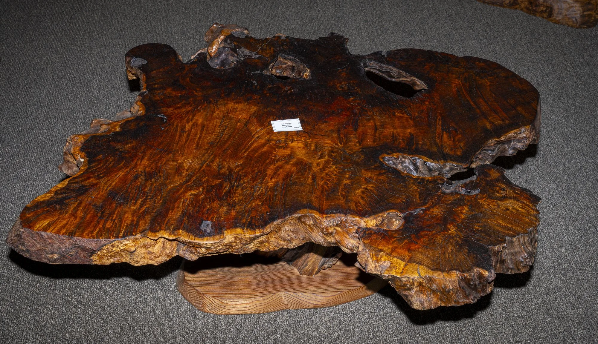 Redwood Burl Table