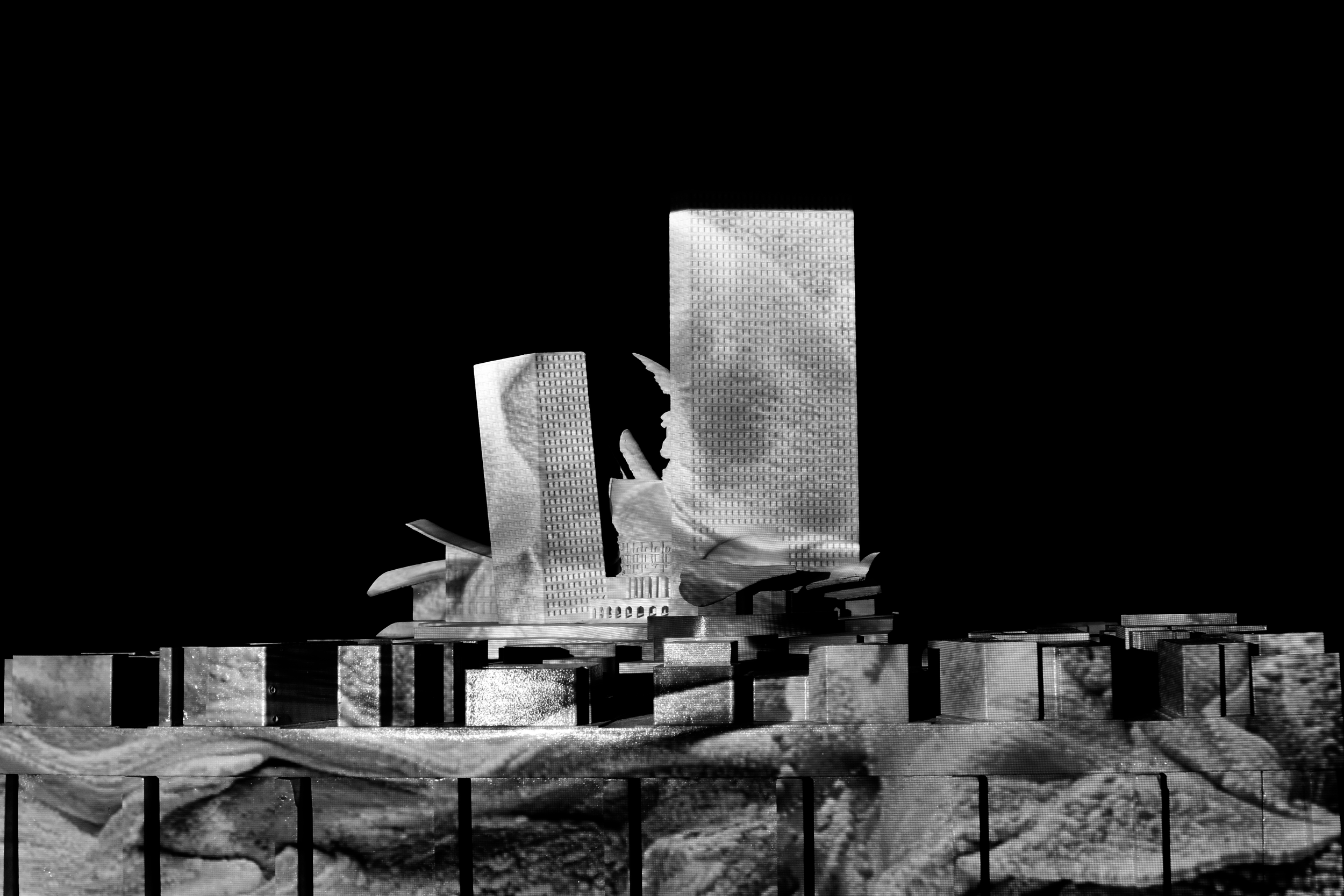 architectural model, 3D print