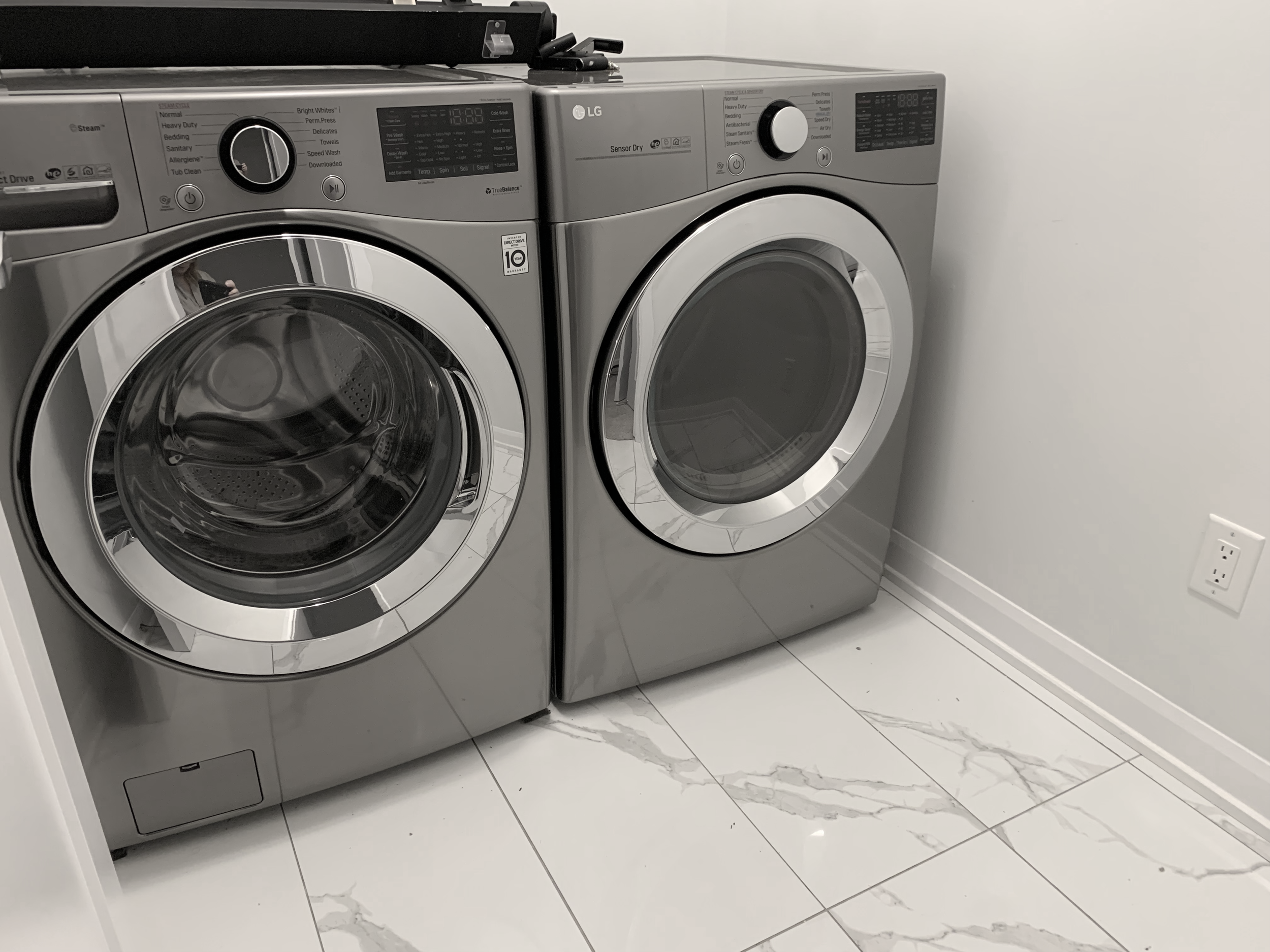 Laudry rooms get special treatment with a detailing inside and outside of machines as well as industrial machine cleaning products to eliminate smells.