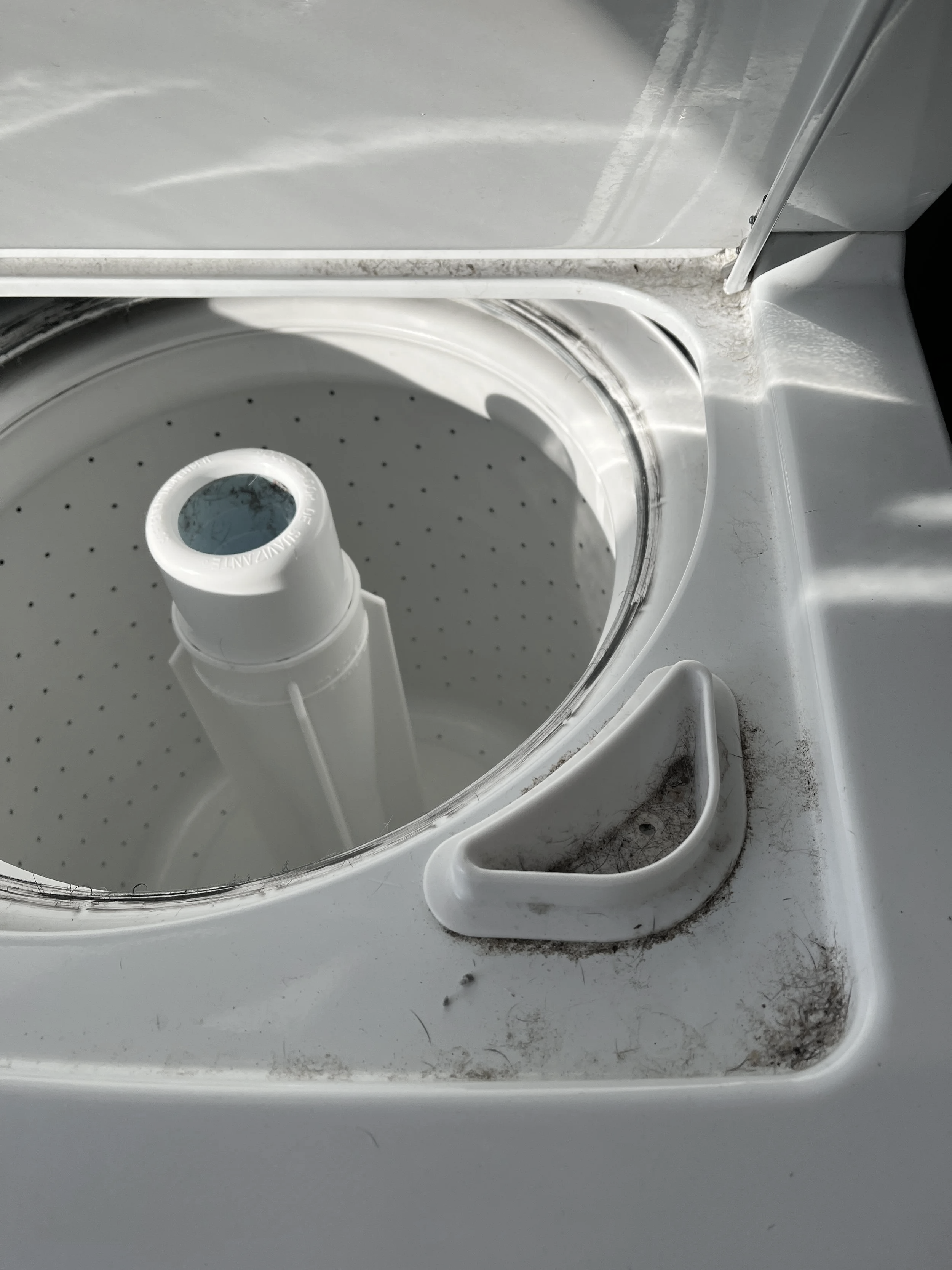 We tackle washine machine grime and buildup. 