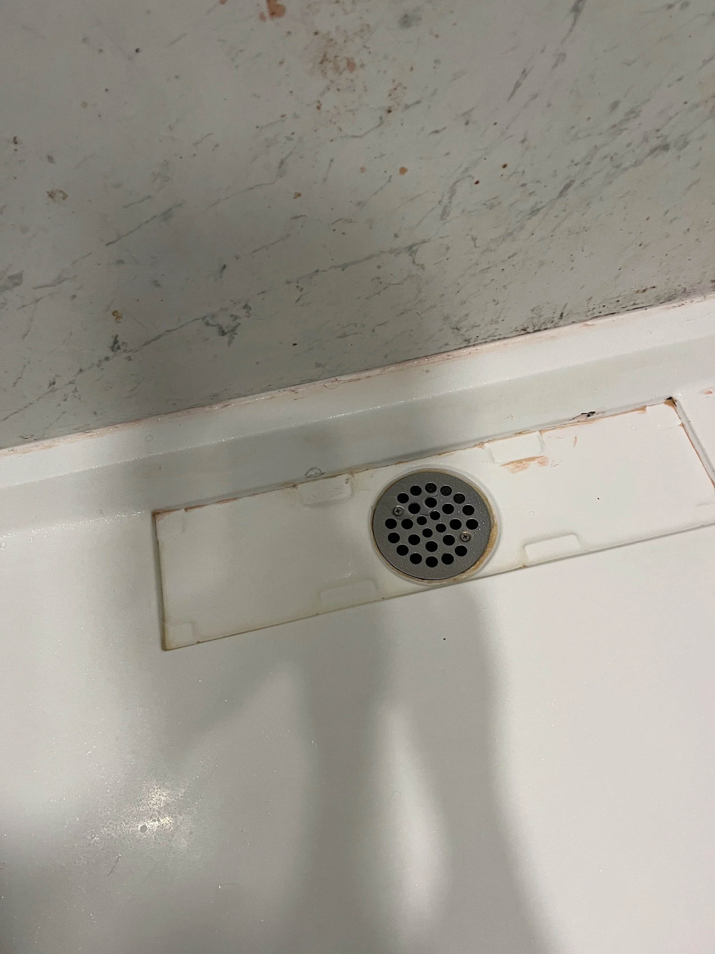Shower drains are often removed to access years long grime and buildup, allowing your shower to drain quickly and reduce smells.