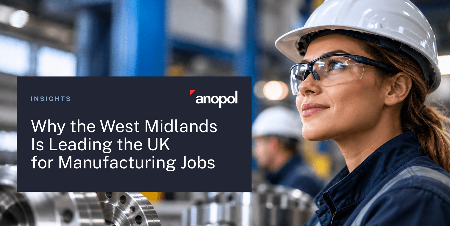 West Midlands Manufacturing Jobs Lead the UK – and Developing the Next Generation Matters