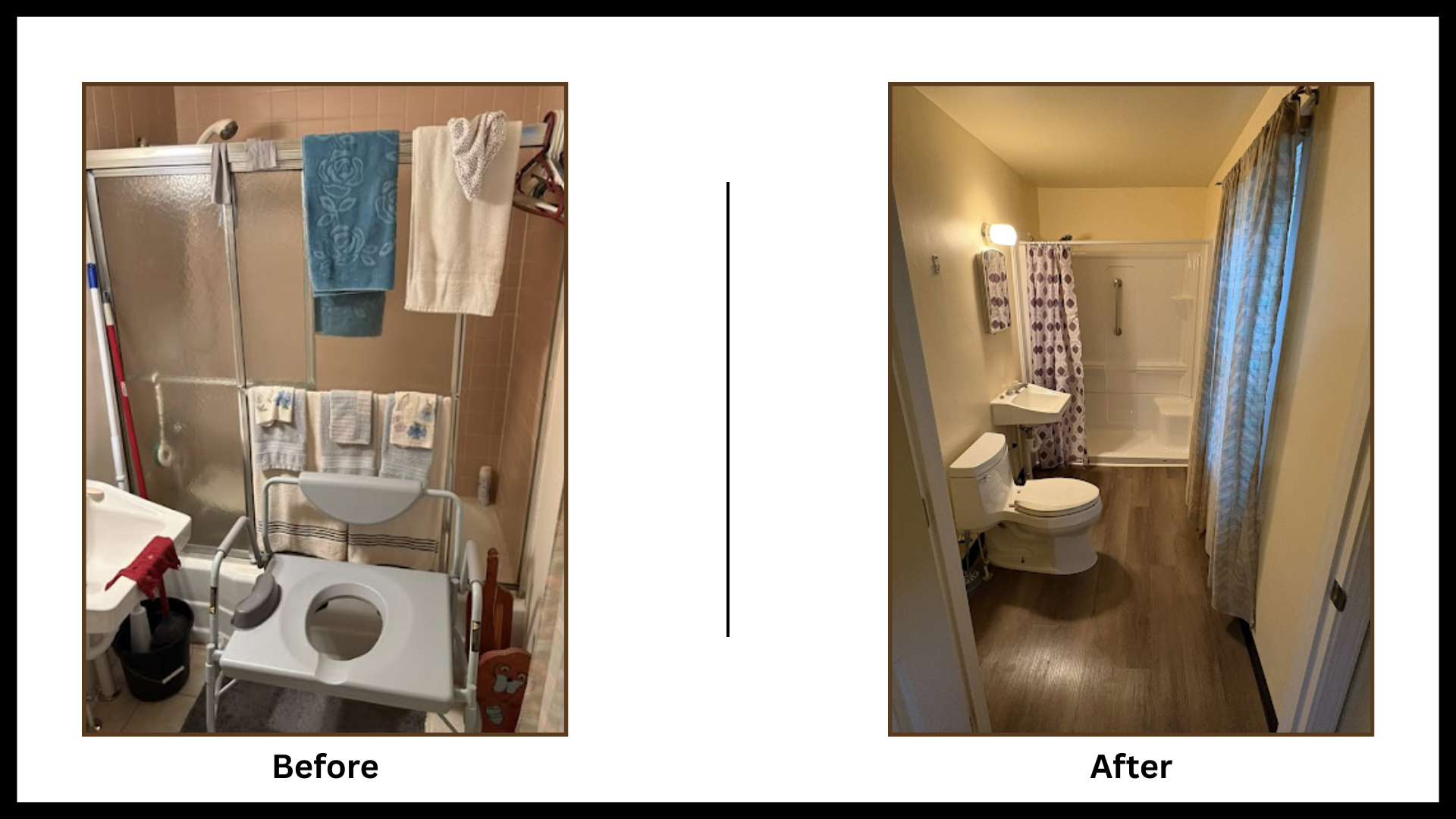 Next-Level Bathroom Remodel
What an unbelievable difference a fresh layout and modern design can make. We love how clean and bright this finished remodel turned out!