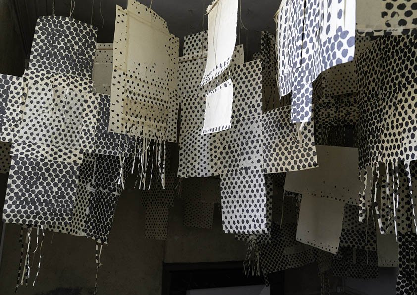 papier, bambou, encre de chine.
