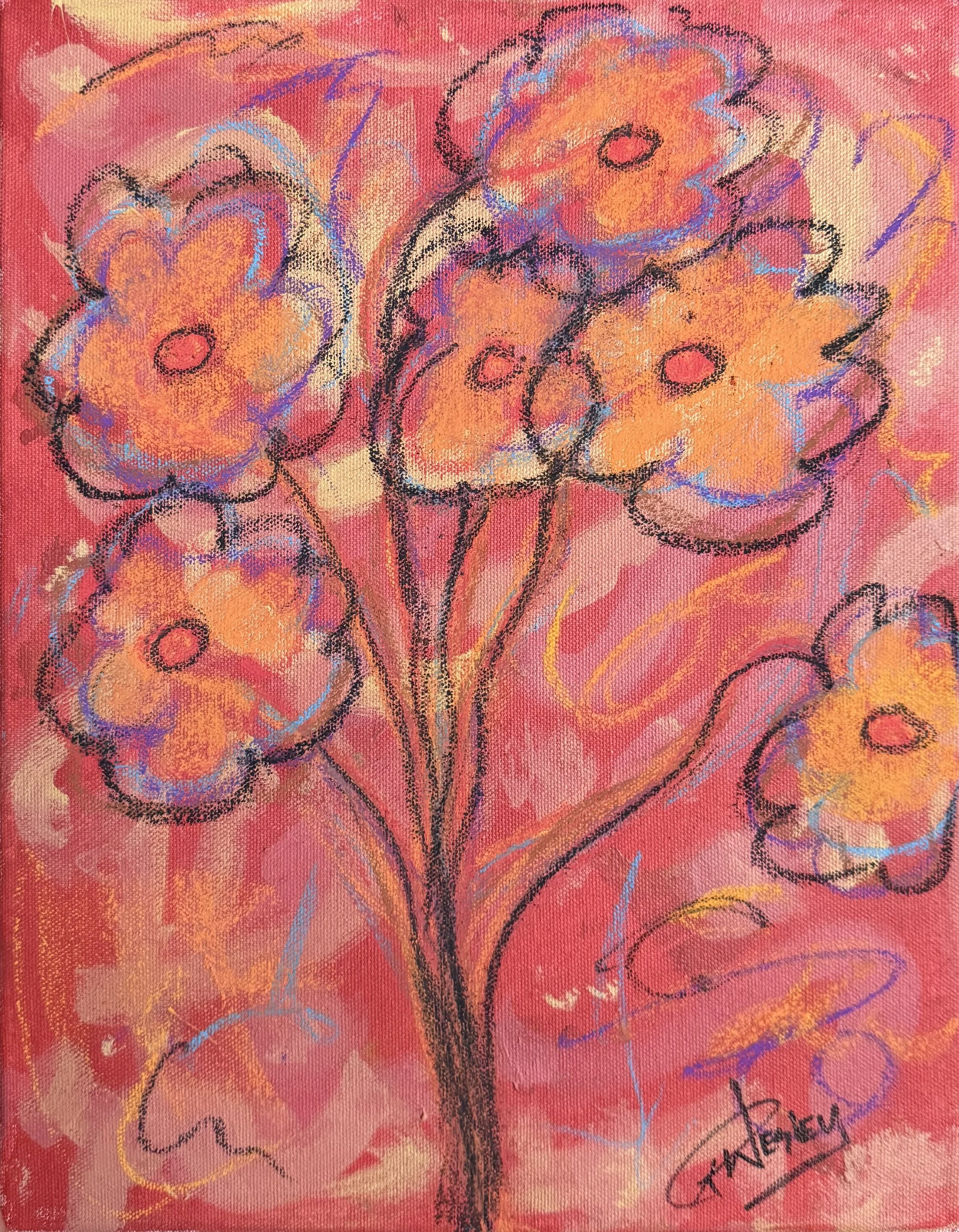 "Bouquet of Colors"; 2026
11 x 14
Pastel and acrylic on canvas 