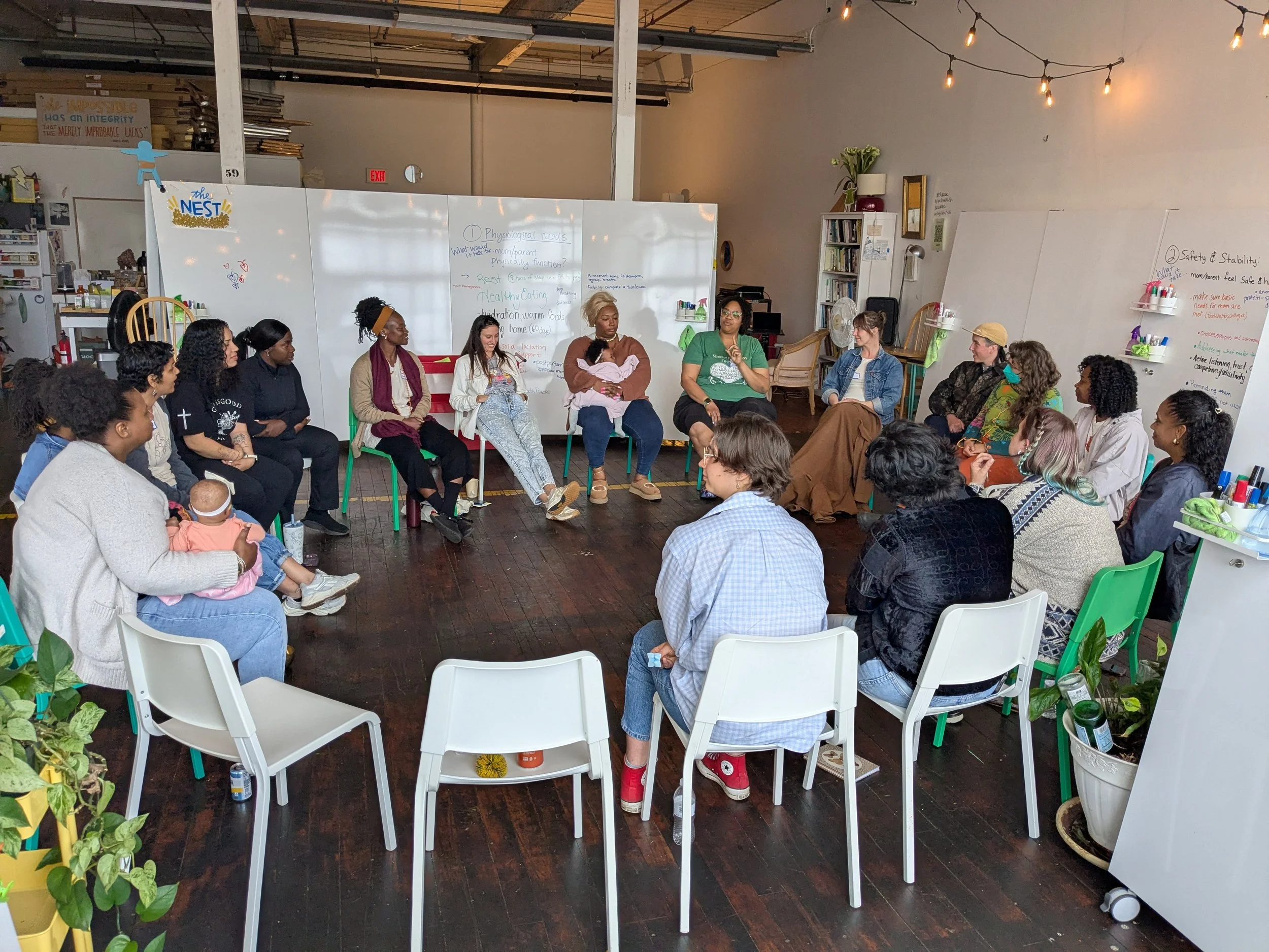 Doulas gather for Community Doula Retreat, ft. PVDC, Springfield Family Doulas and the Madrina Project
