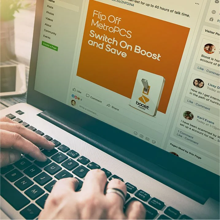 Boost Mobile Switch Social Ad