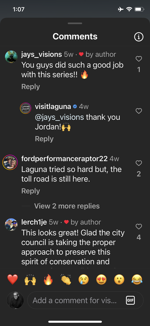 Community response