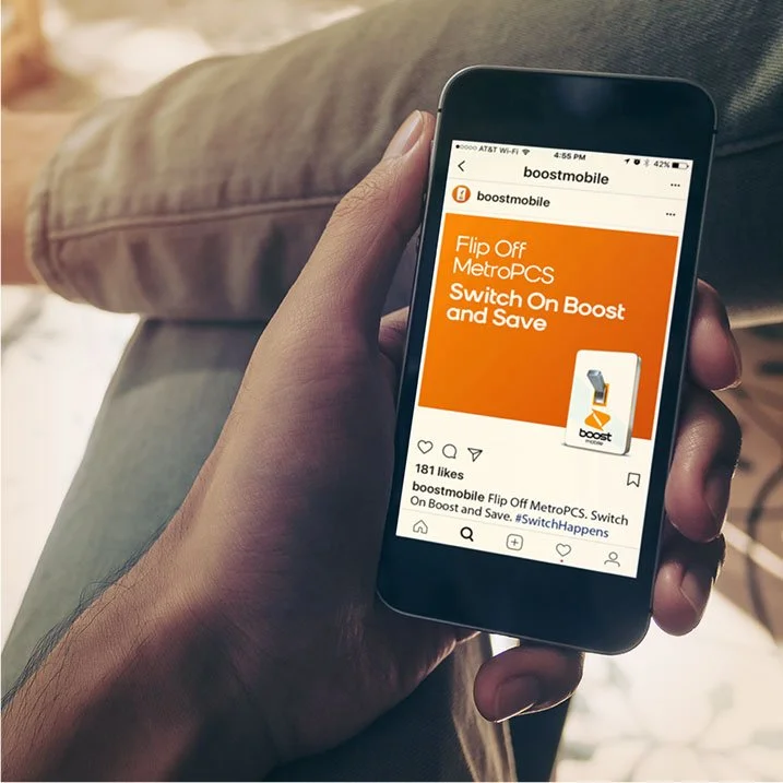 Boost Mobile Switch Social Ad