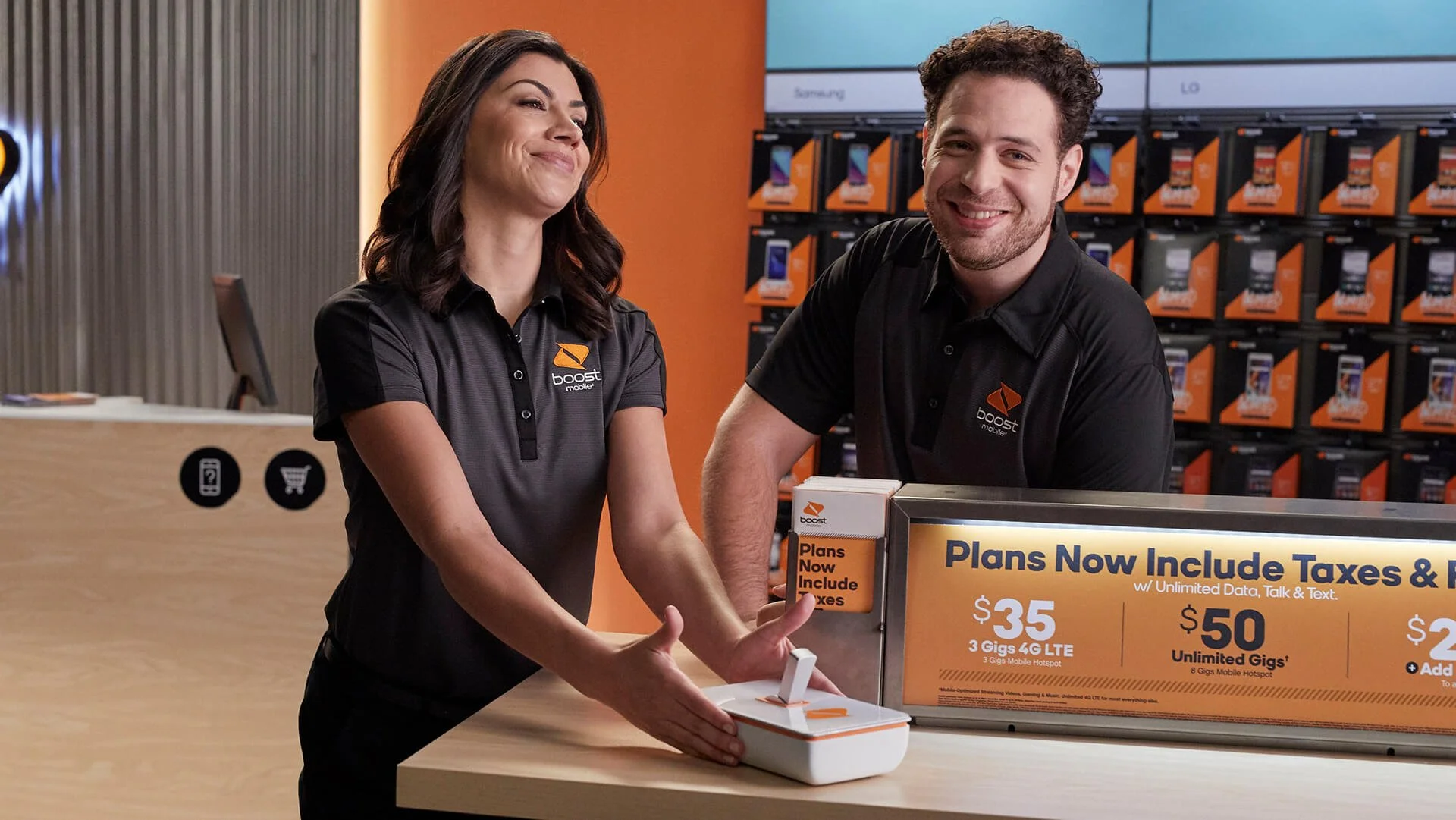 Grant and Gina — Boost Mobile Project Switch