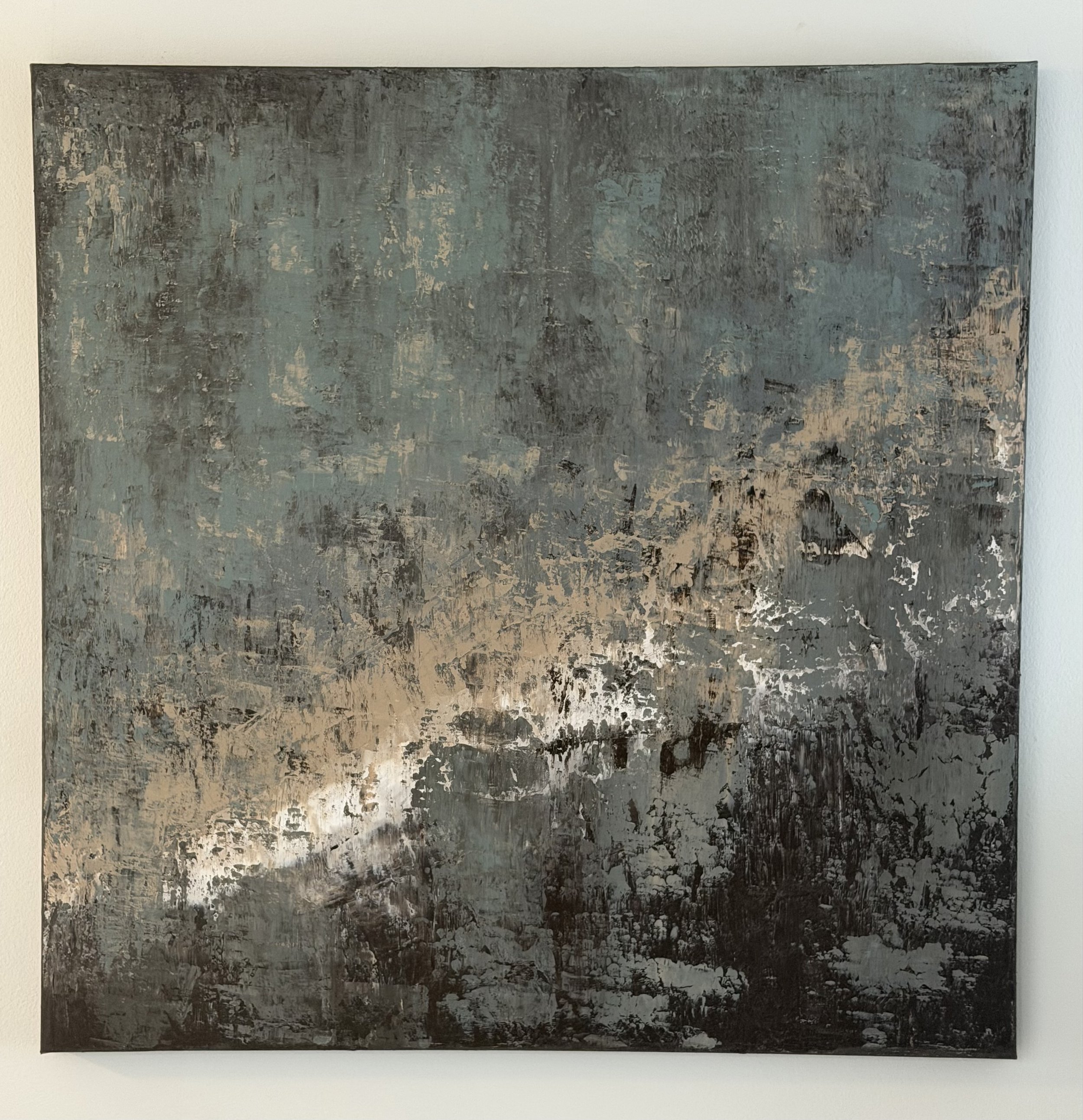 A fracture of light - 36 x 36 in
