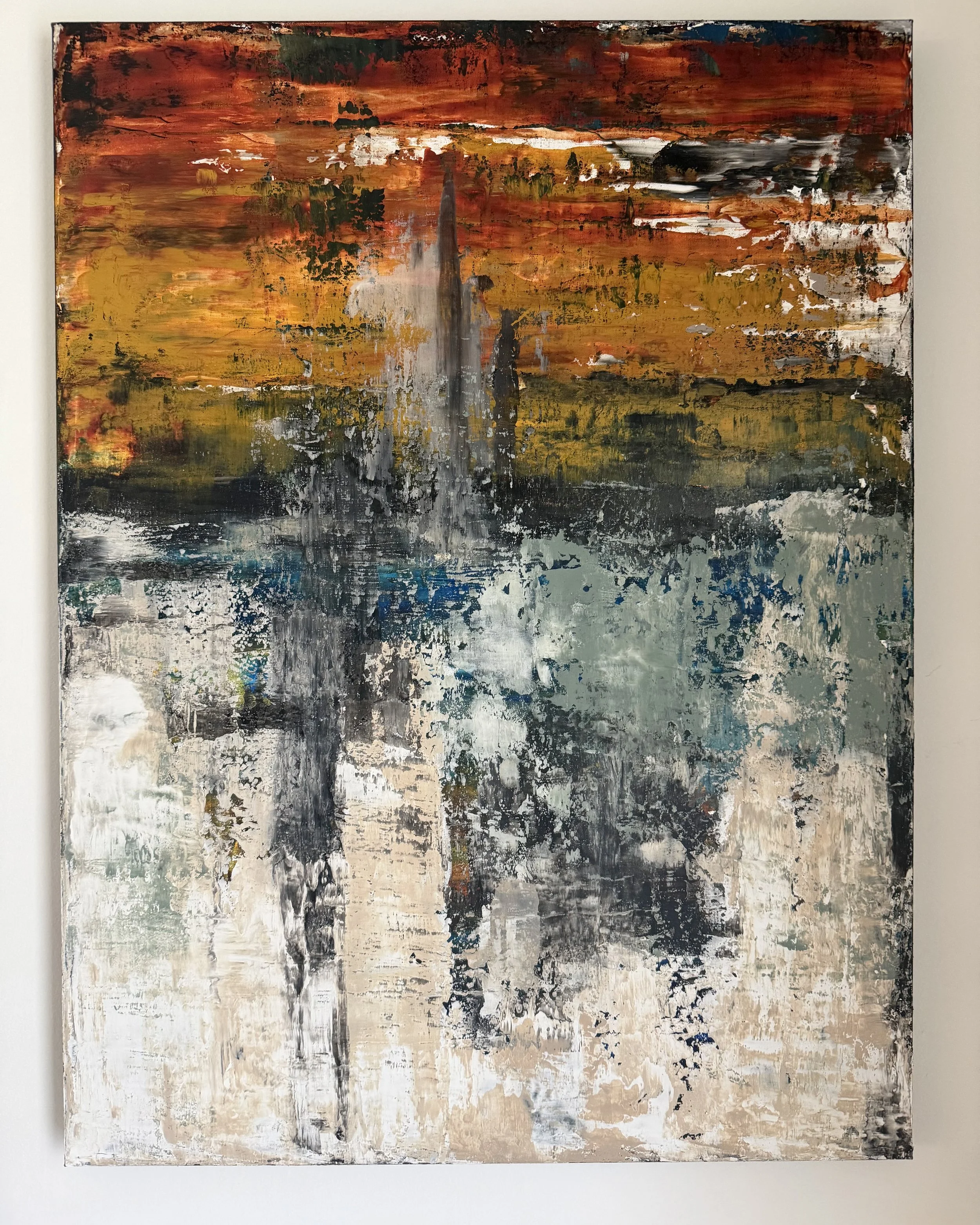 Beneath the surface - 30 x 40 in