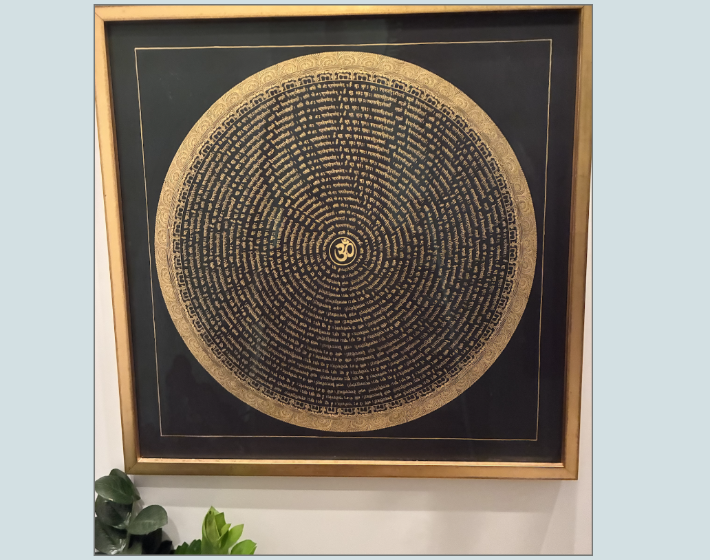 Framed Om