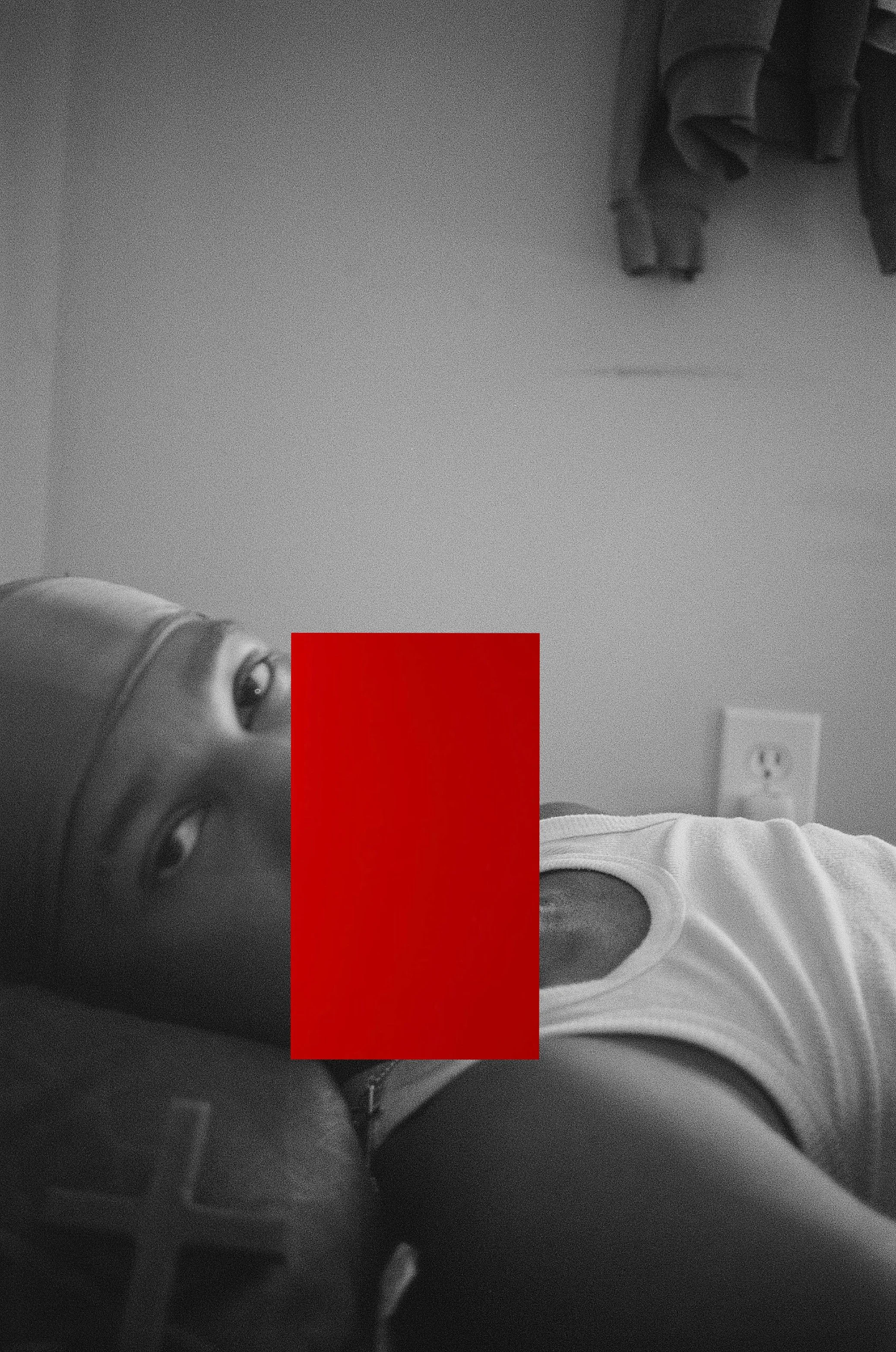 black + red