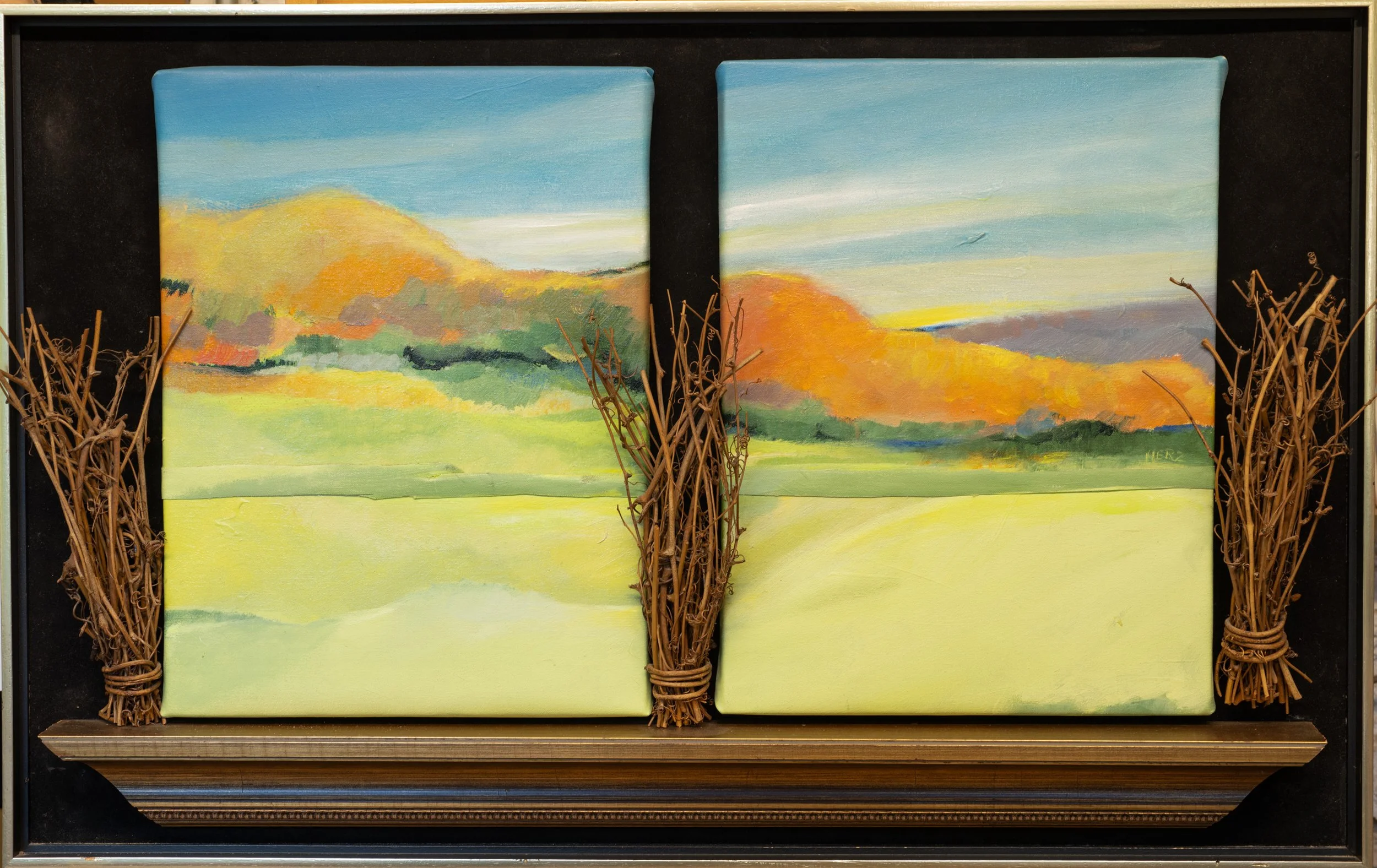 After the Fall, 22 x 34 x 3 inches
