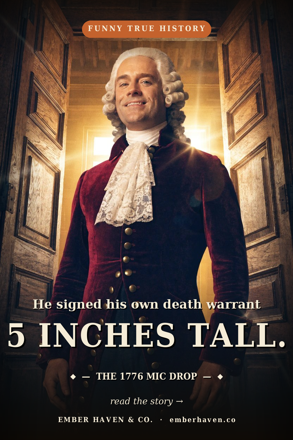 The 1776 Mic Drop: John Hancock Signed His Death Warrant in Cursive Five Inches Tall