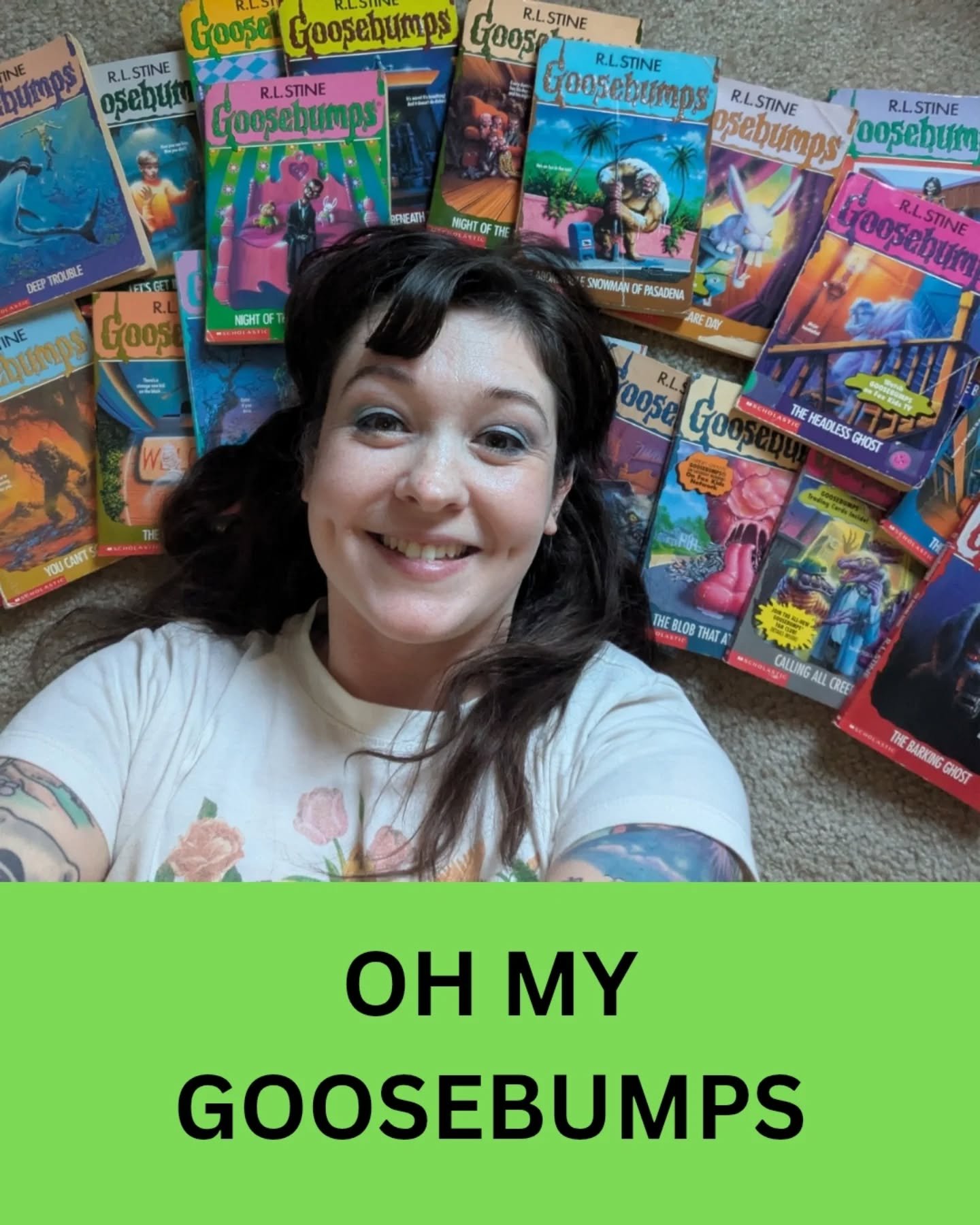 GOOSEBUMPS day 14 @appleandalchemy

What a gateway... 

Into horror, into friendships (as an adult but hey better late than never!), and into writing my own stories!

My friend said she added Goosebumps to her library in my honor!

A client asked for