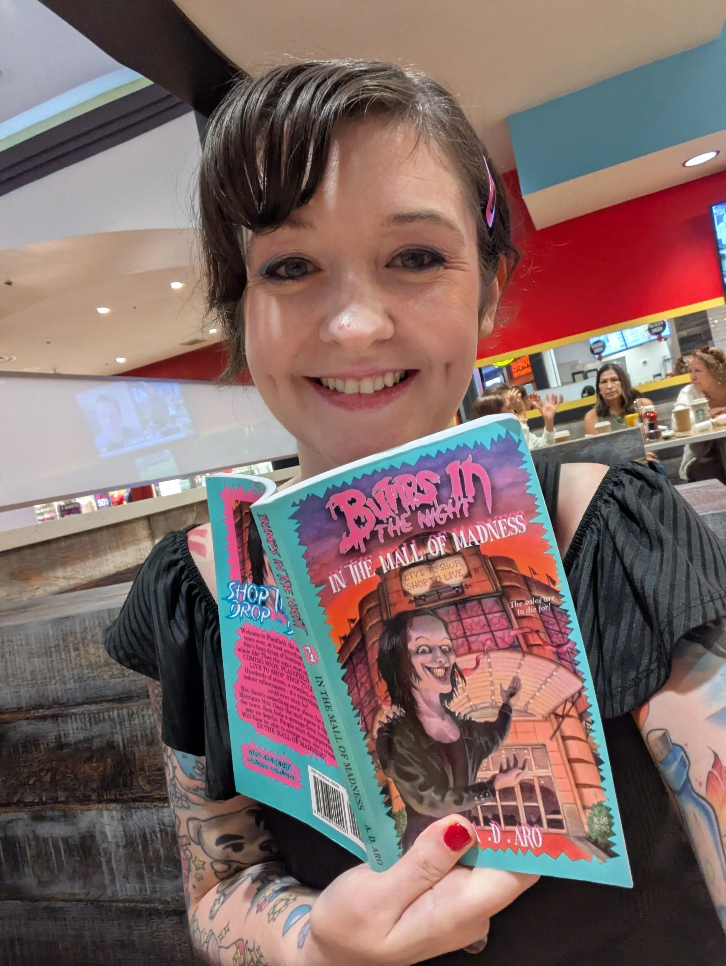 A.D. Aro                           In The Mall of Madness               Book Review