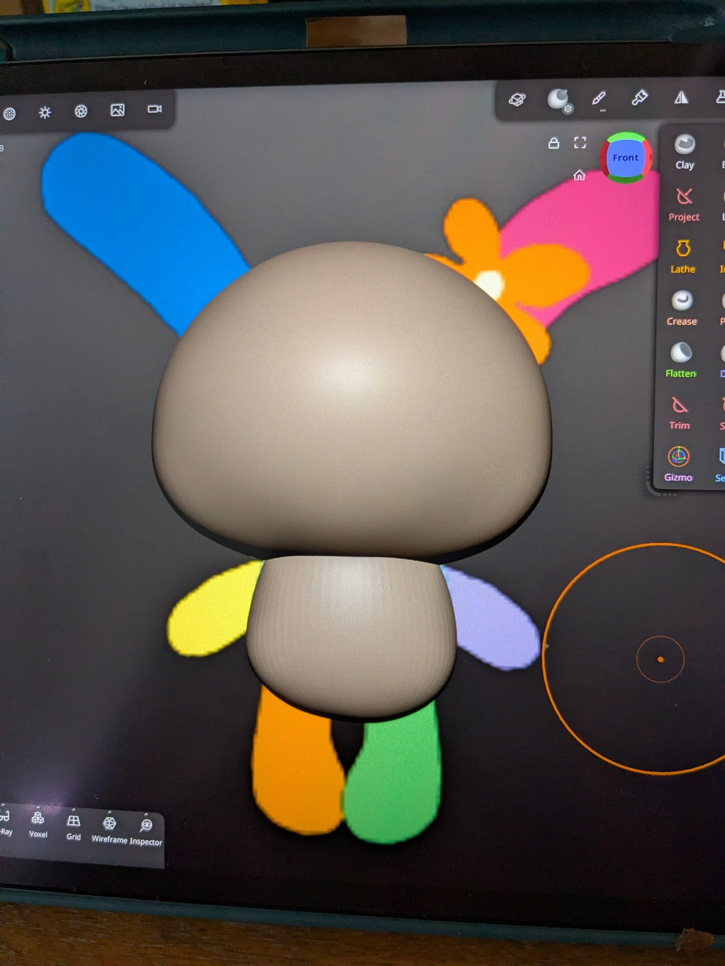3D model work in progress of usuhana