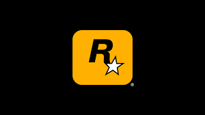 Rockstar Games logo with a yellow square and black 'R' and white star