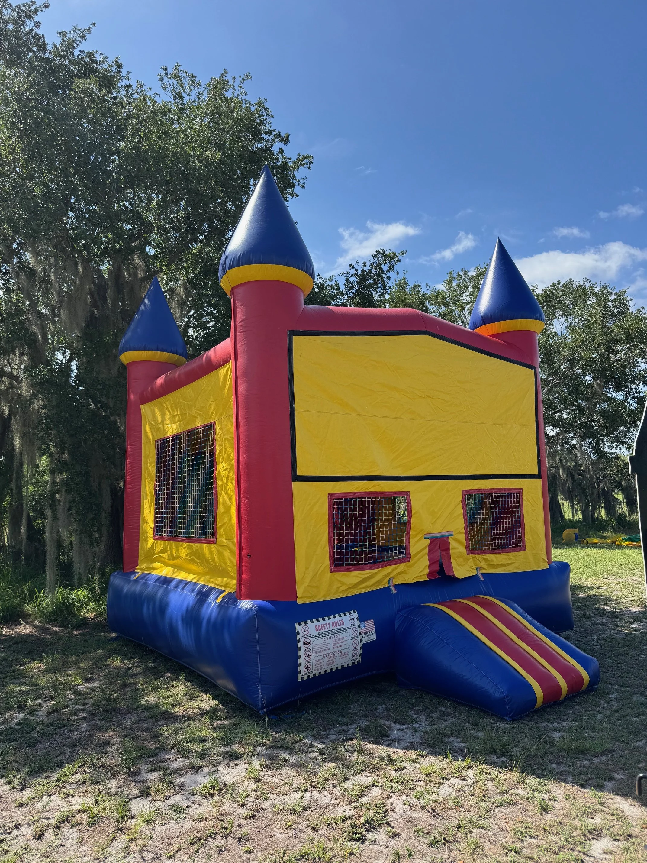 2 in 1 Carnival Castle Bounce House