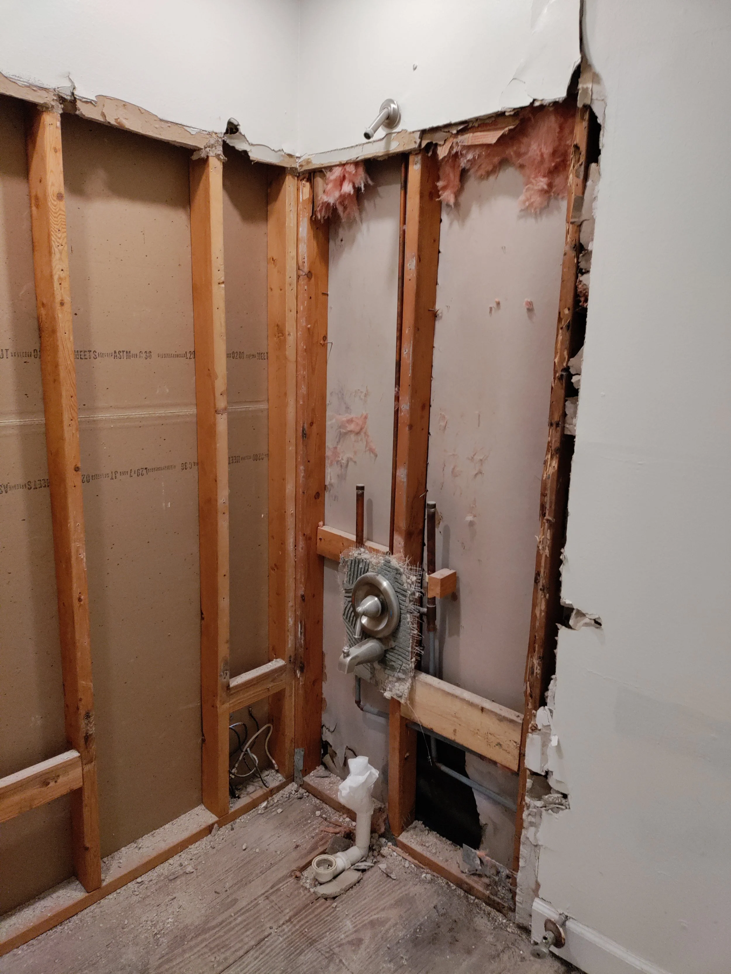 Bathroom demolition in Delray Beach