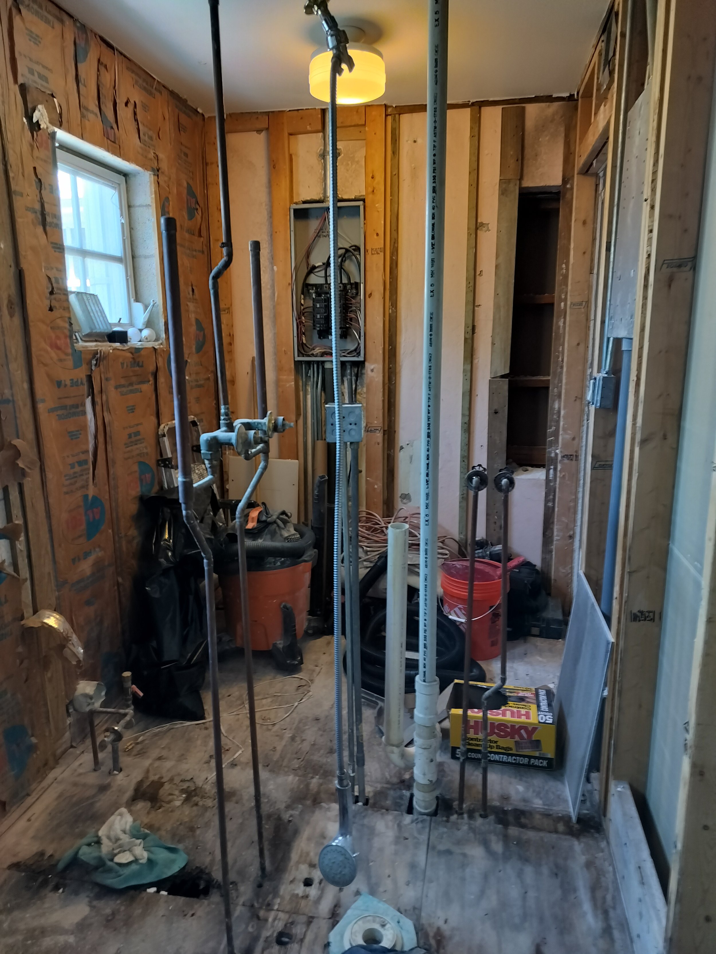 Master Bathroom Remodel in Miami Beach Framing