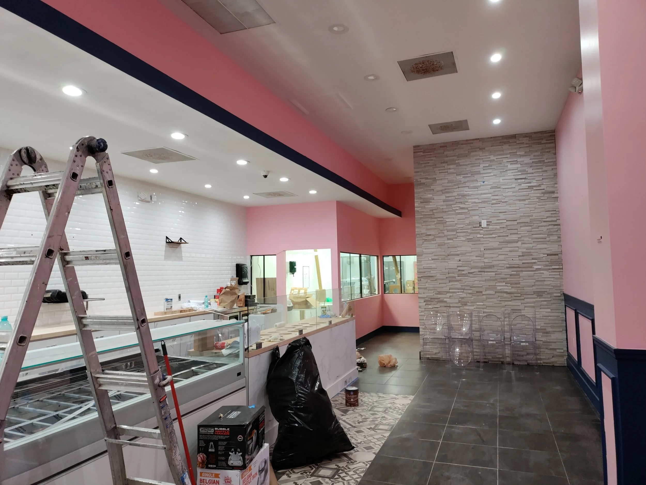 Interior Painting after, South beach Gelato