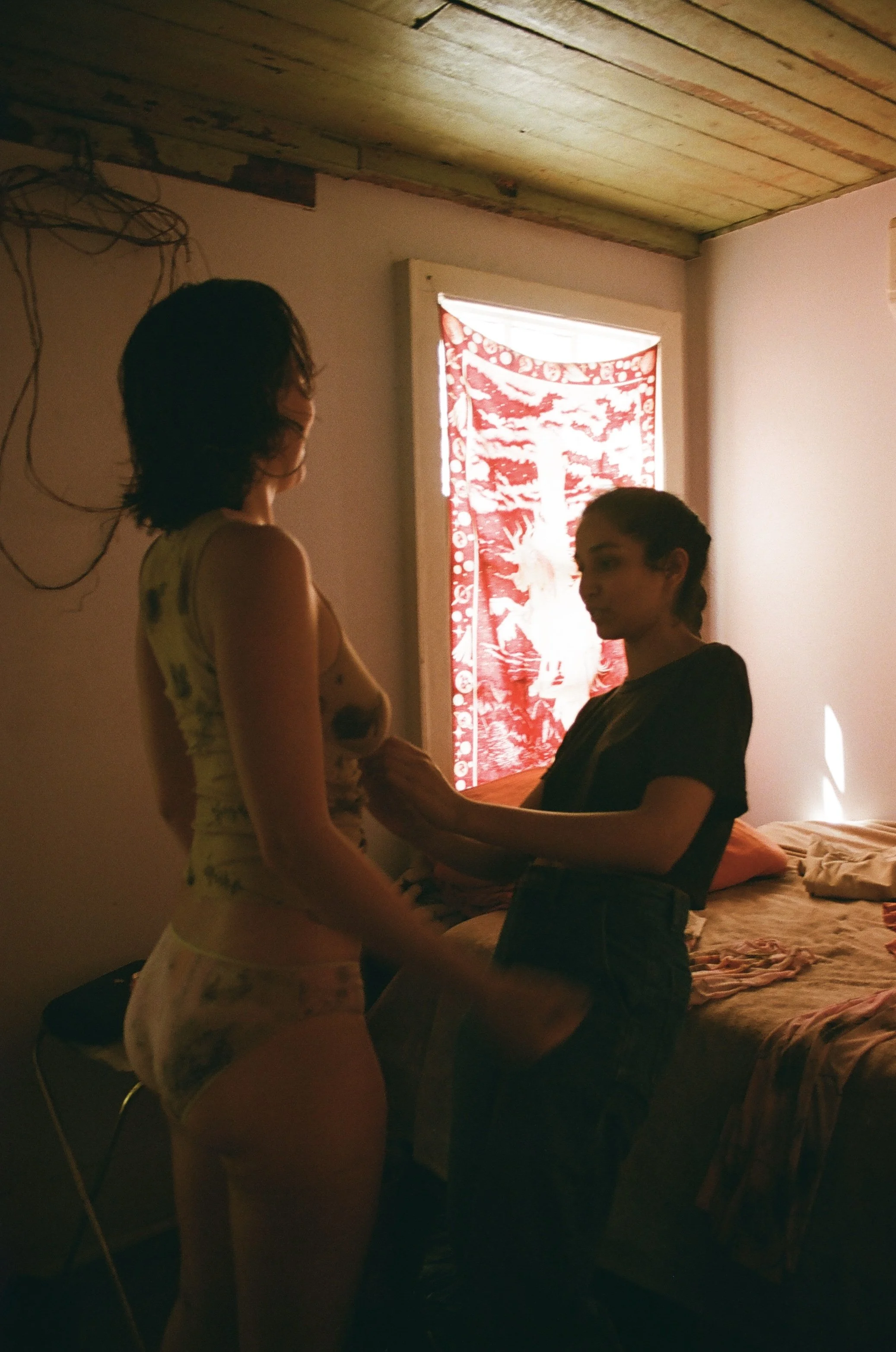 Gurleen fitting Lo for Zim+Teemo shoot, New Orleans 2025