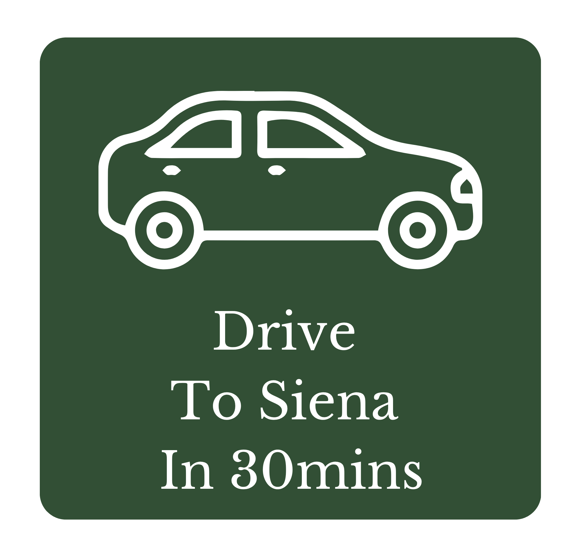Drive To Siena In 30mins