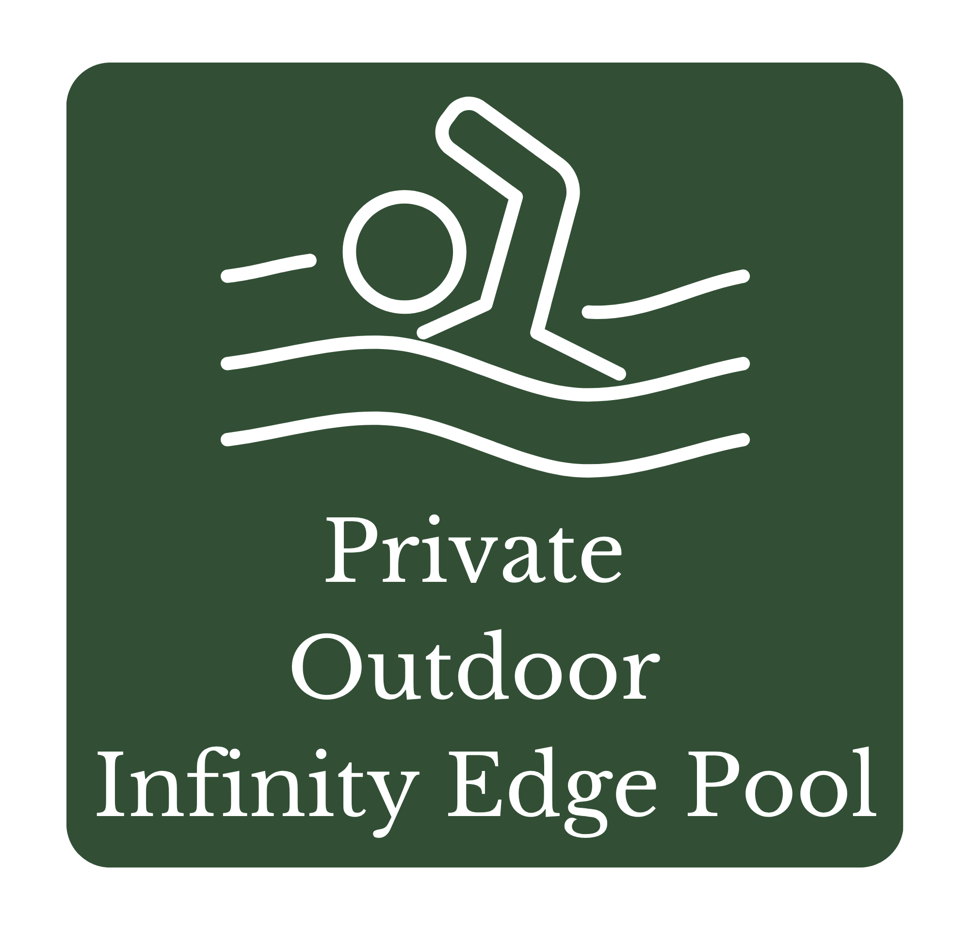Private Outdoor Infinity Edge Pool
