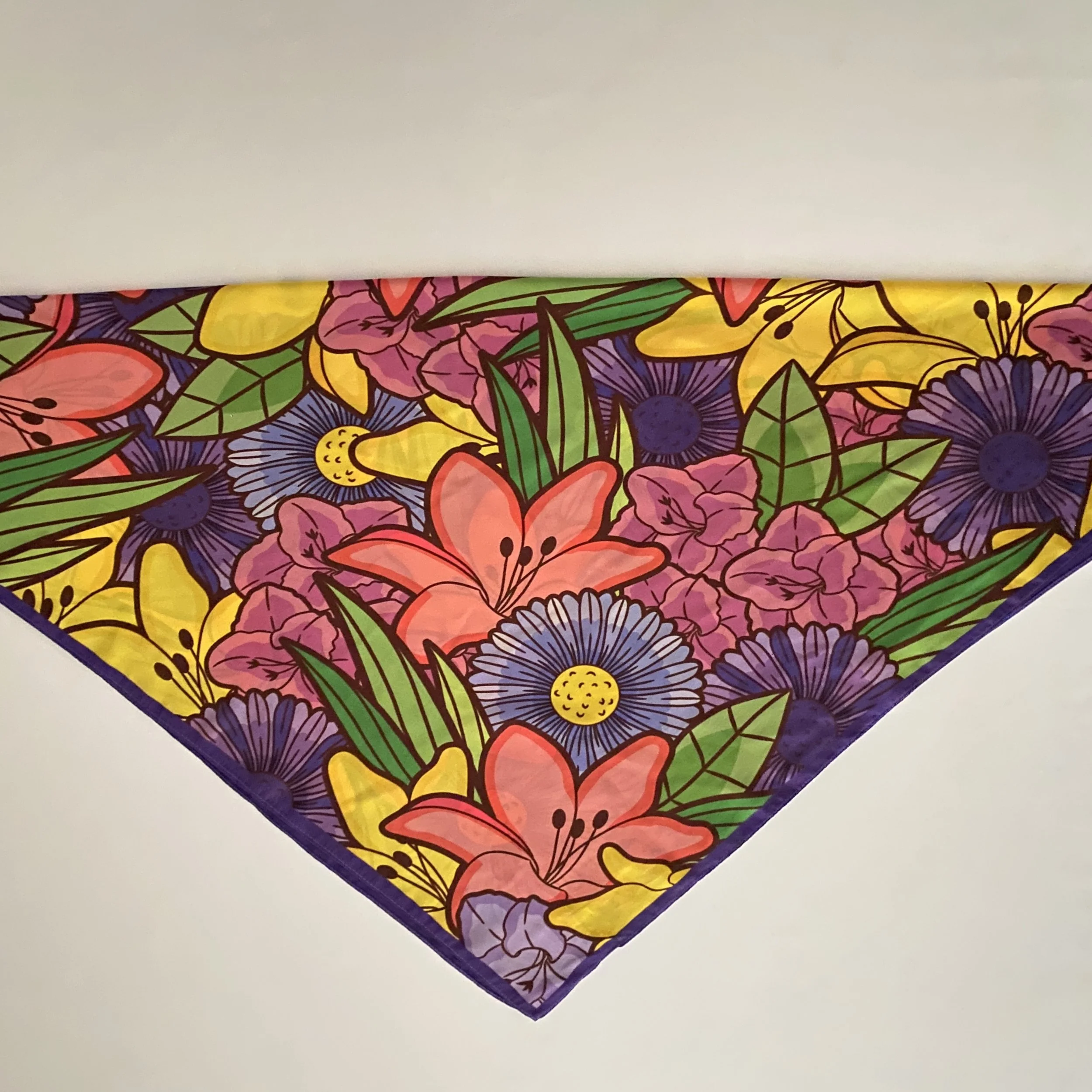 Fleurs d'Espoir — Polyester Scarf